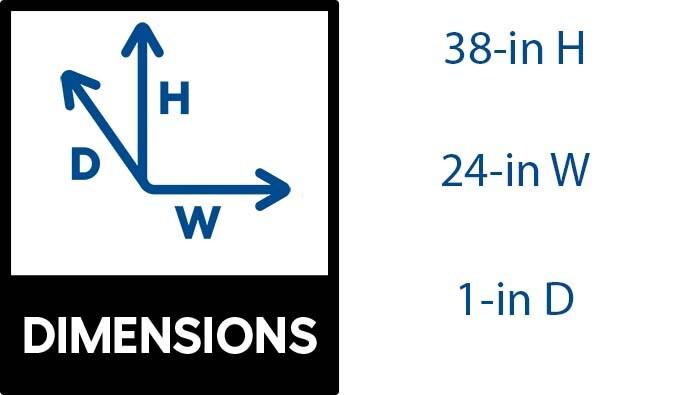 Union Rustic Landers Wood Flat Wall Mirror