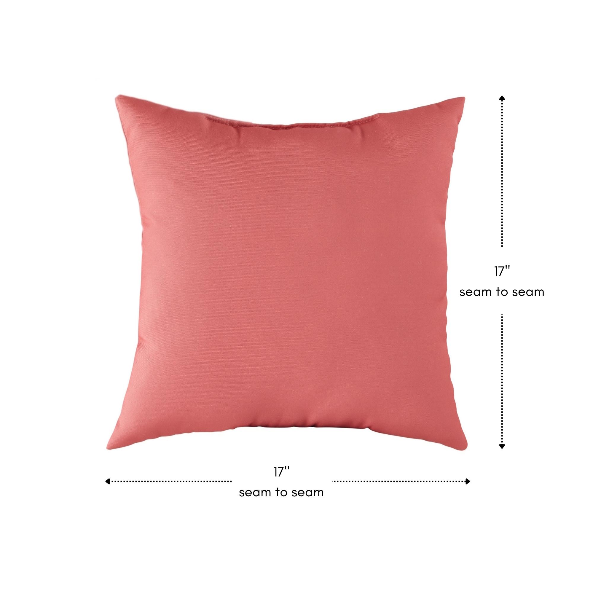 Indoor/Outdoor Reversible Throw Pillow