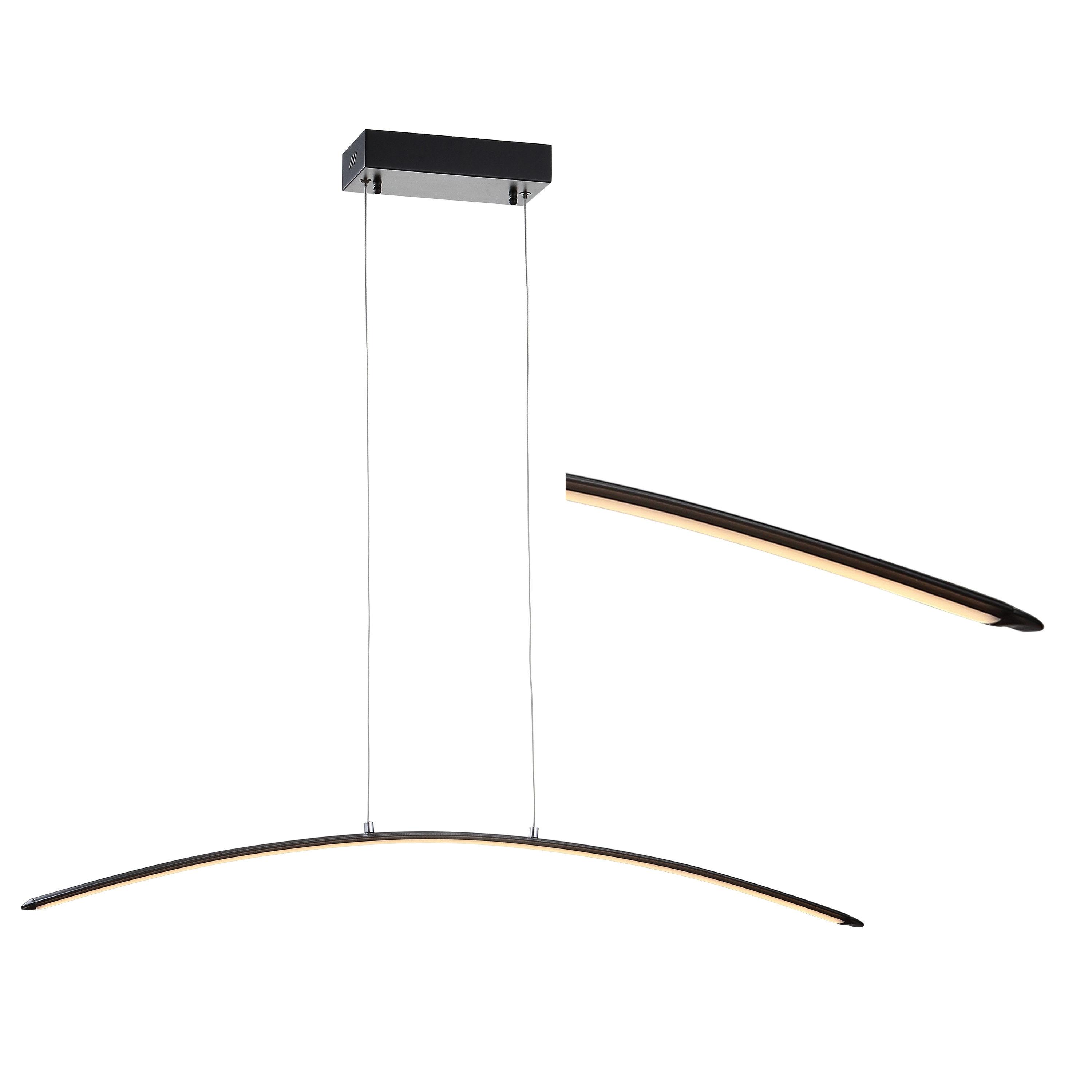 JONATHAN Y Roxanna 41.5" Dimmable Adjustable Integrated LED Metal Linear Pendant, Black
