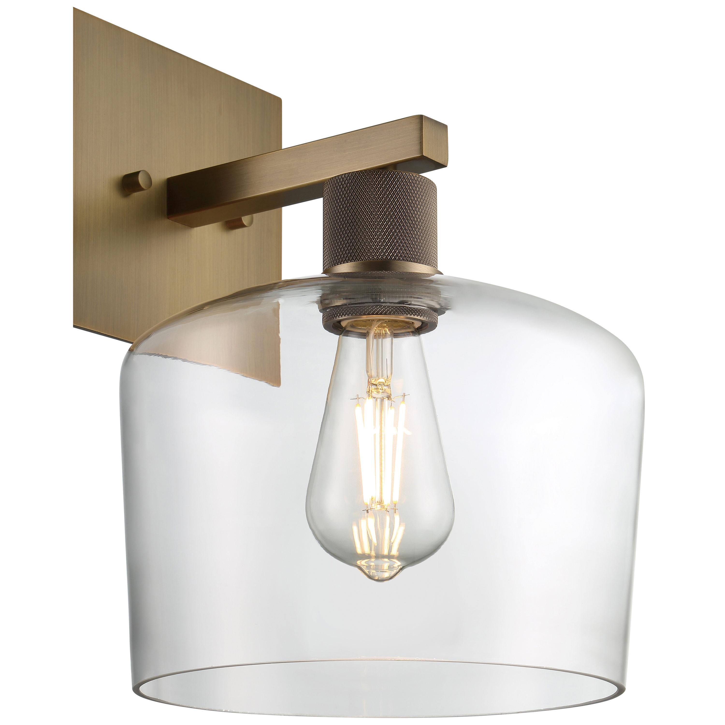 Access Lighting Chardonnay LED Wall Sconce in Antique Brushed Brass Color