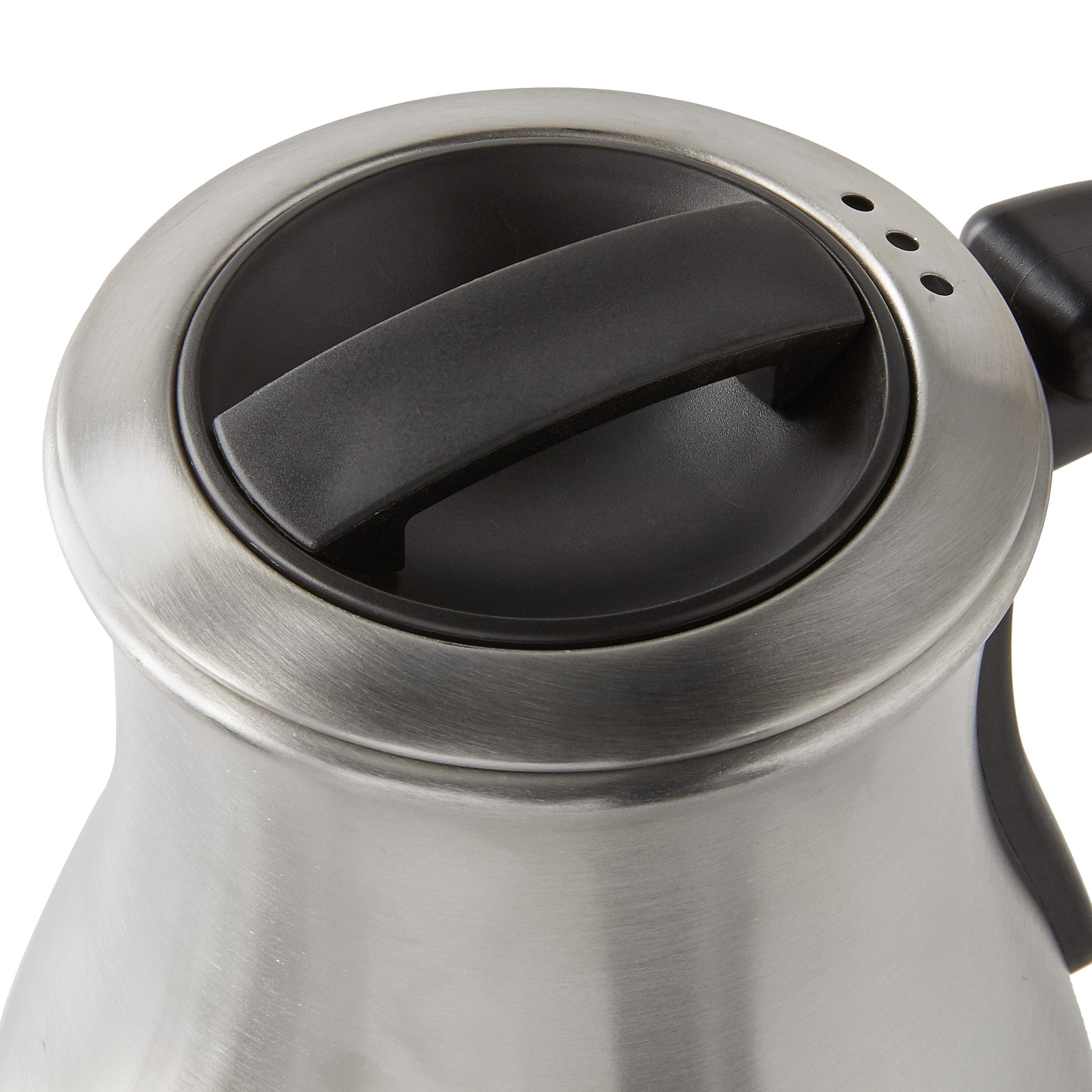 Chef'sChoice 1QT. Digital Electric Gooseneck Kettle Brushed Stainless Steel, 1200W