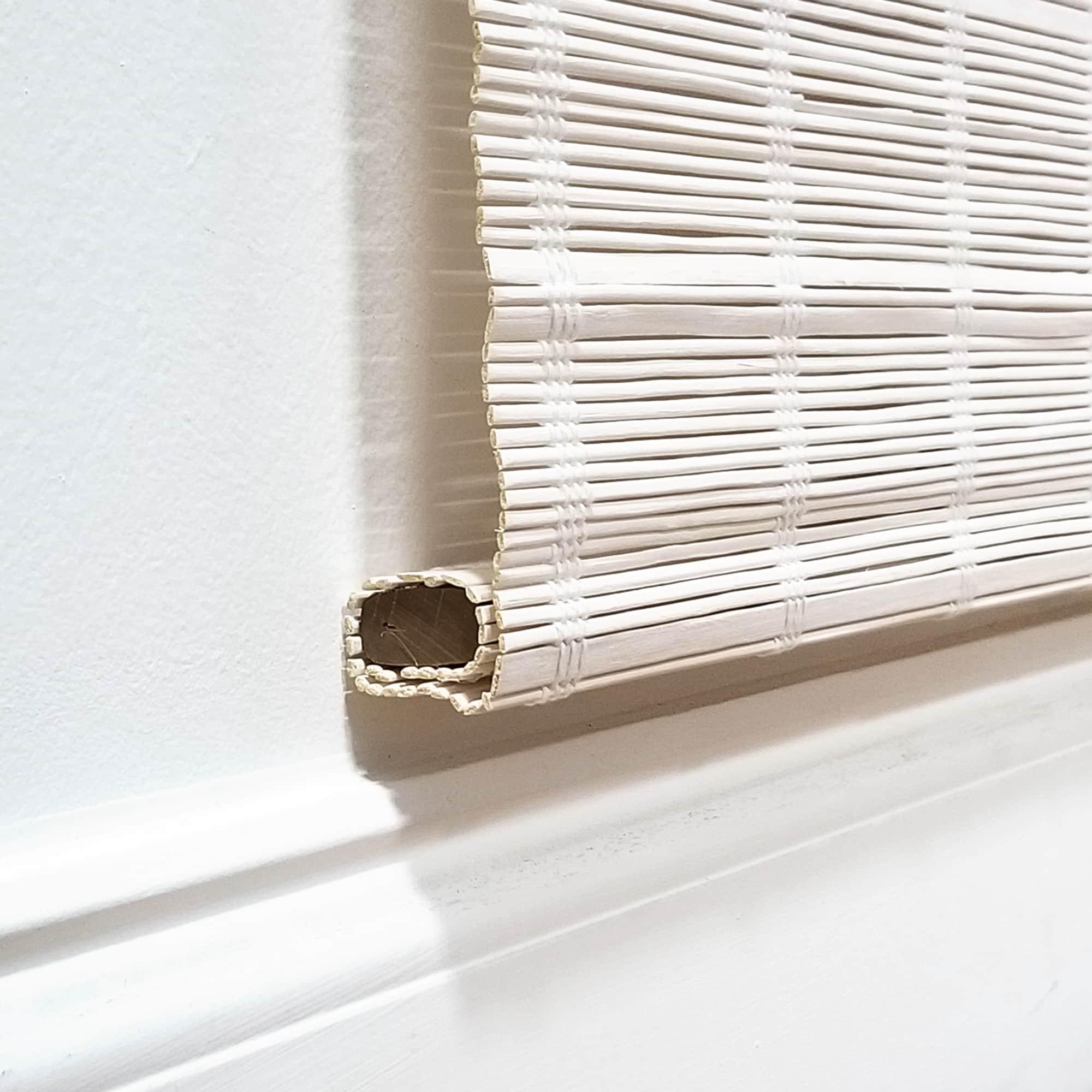 Radiance Bayshore 46-in Cordless White Roman Shade