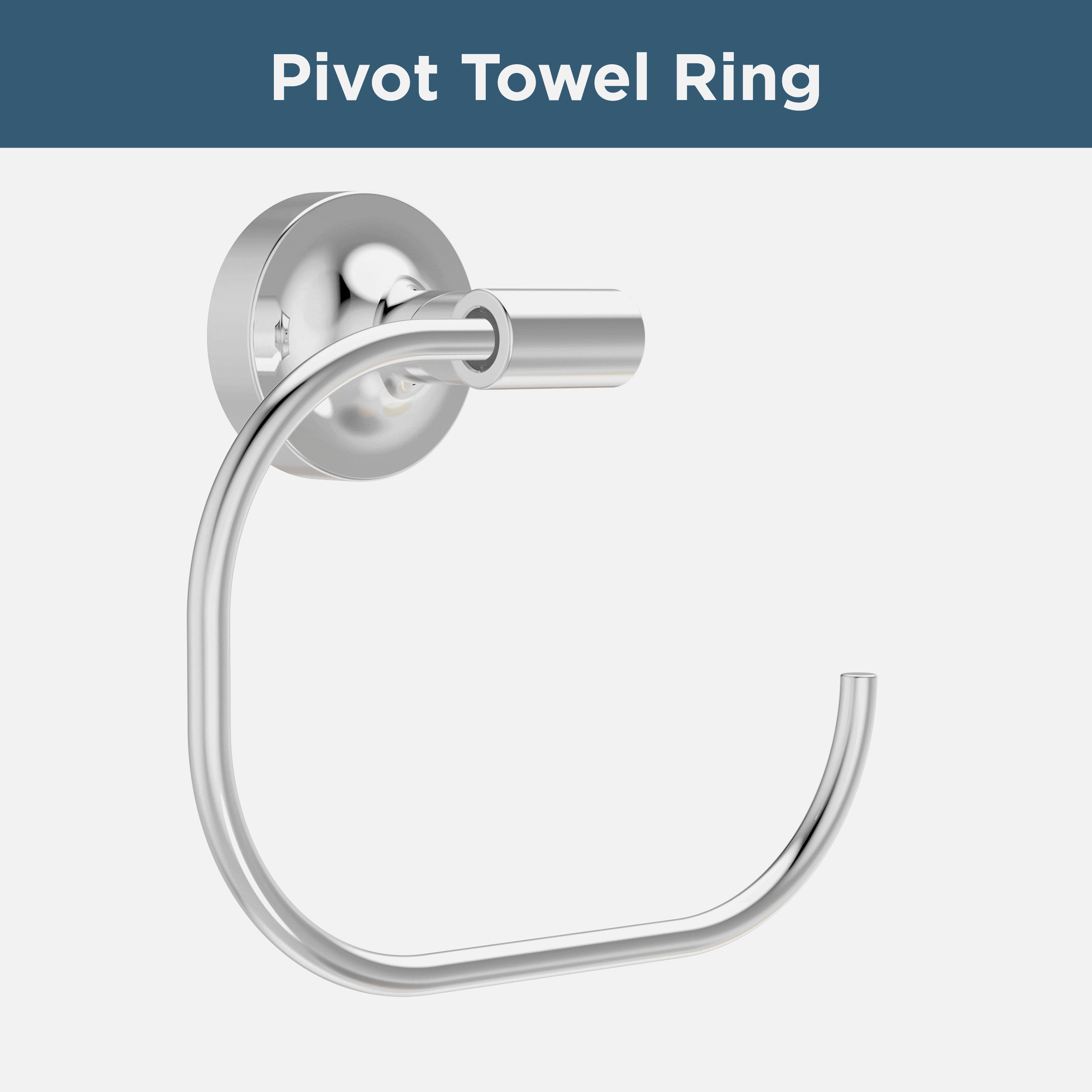 Voisin Round Open Towel Ring Bath Hardware Accessory