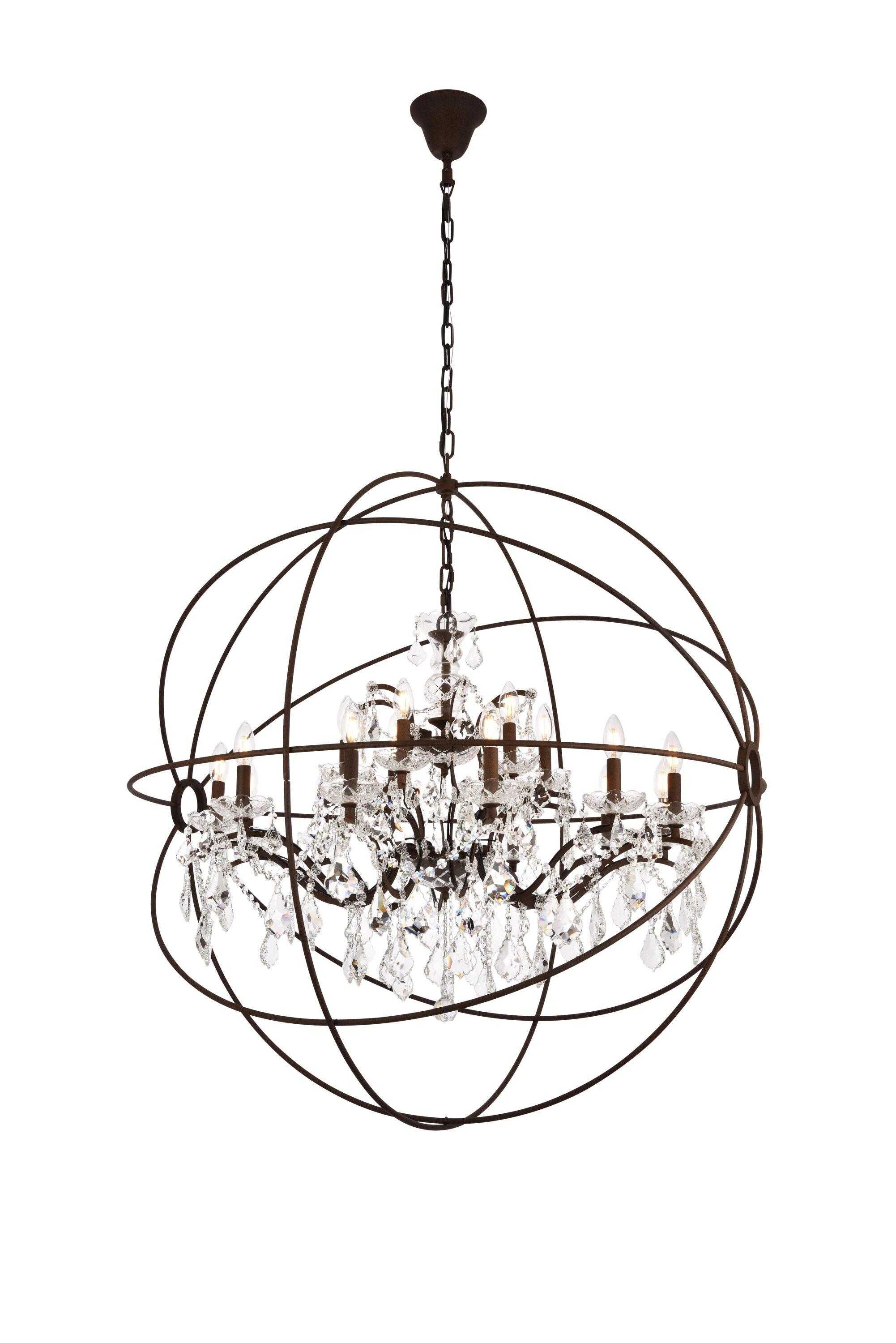 Svante 18 - Light Dimmable Globe Chandelier