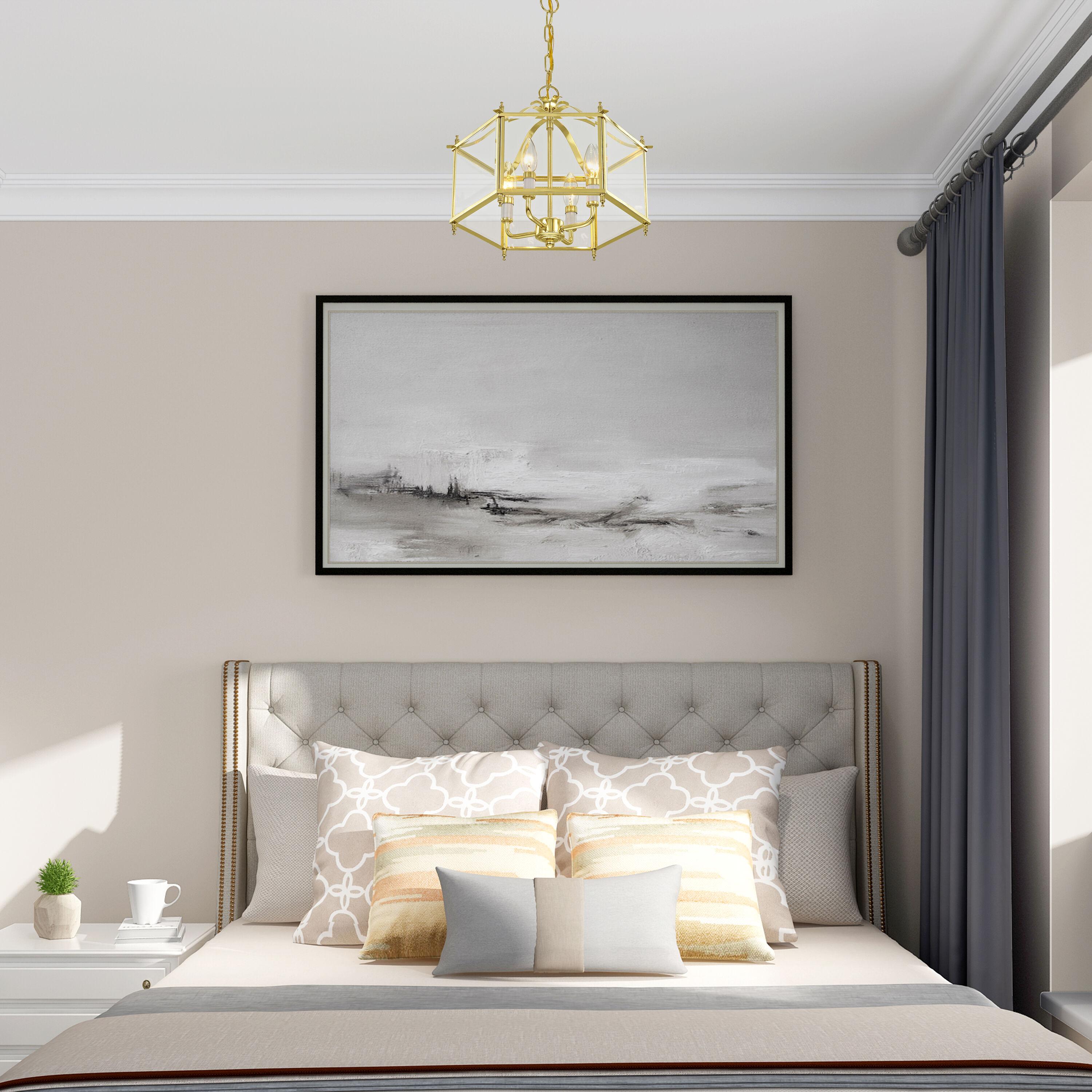 Livex Lighting Livingston 4 - Light Pendant in  Polished Brass