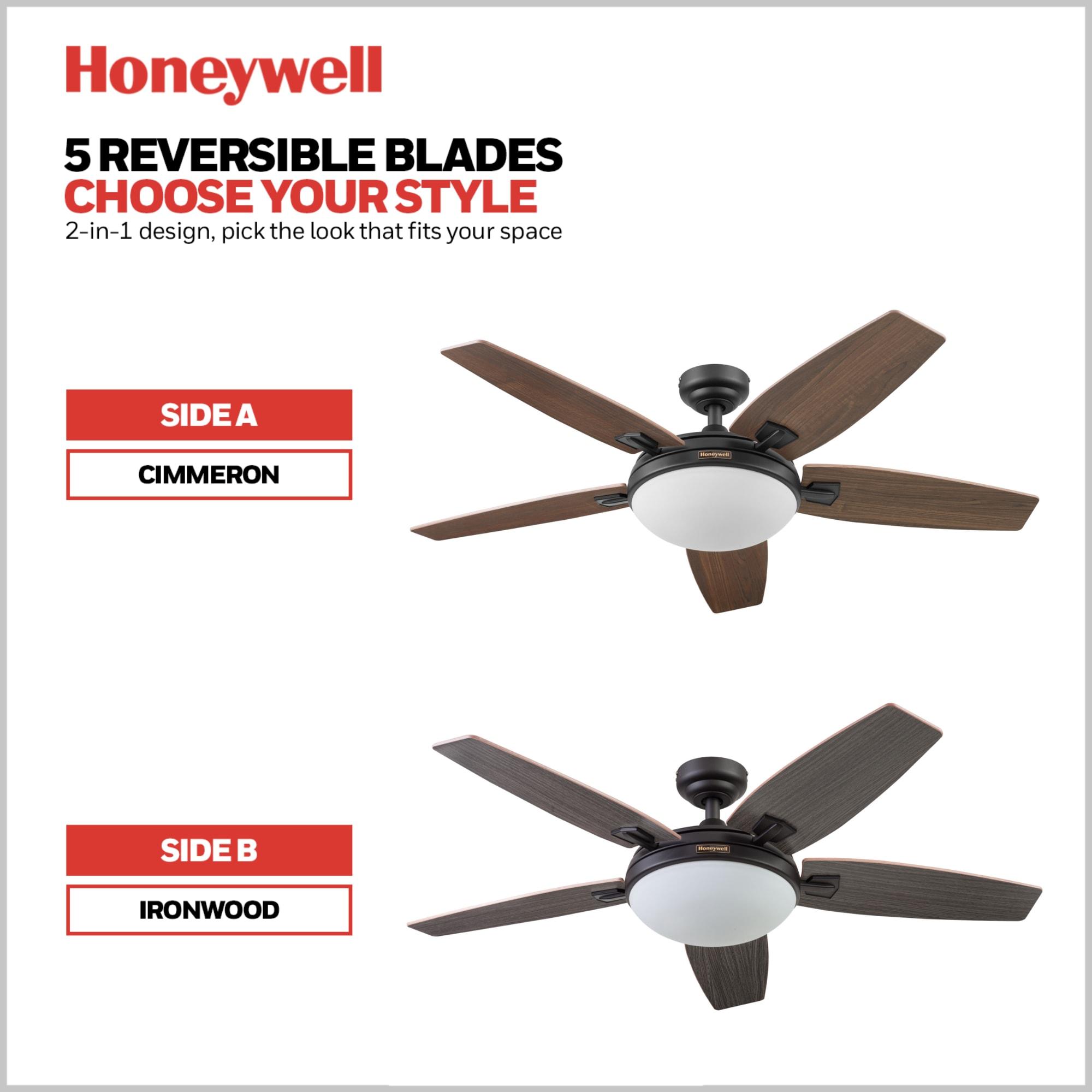 Carmel 48'' Ceiling Fan with LED Lights and Remote Included