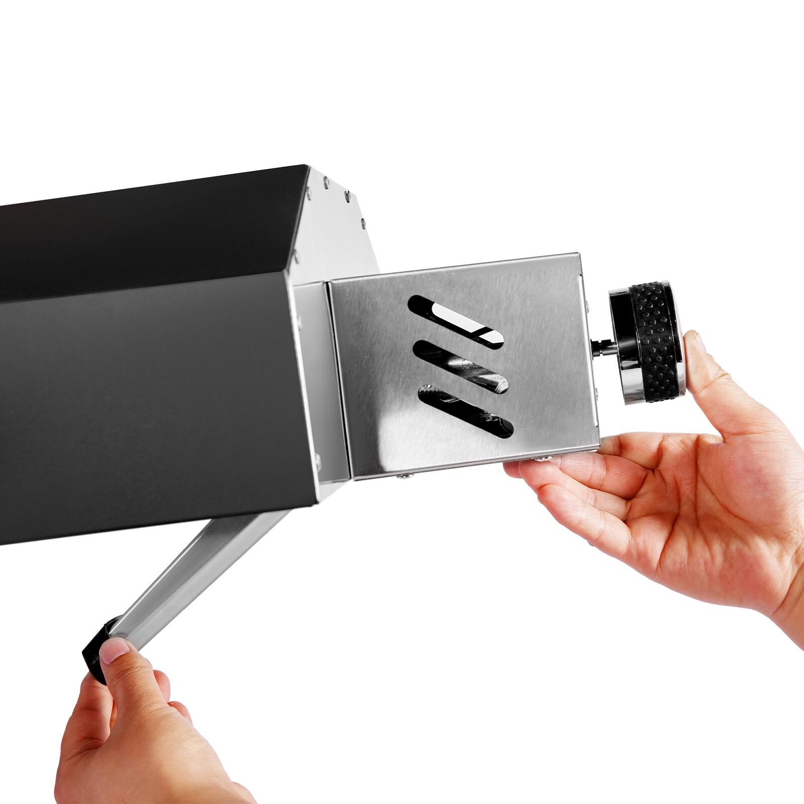 Choco Moon 13" Portable Gas Pizza Oven, Outdoor Propane Pizza Maker with Stainless Steel Construction & Pizza Stone, Perfect for BBQ Camping & Picnics, CSA Certified, Black