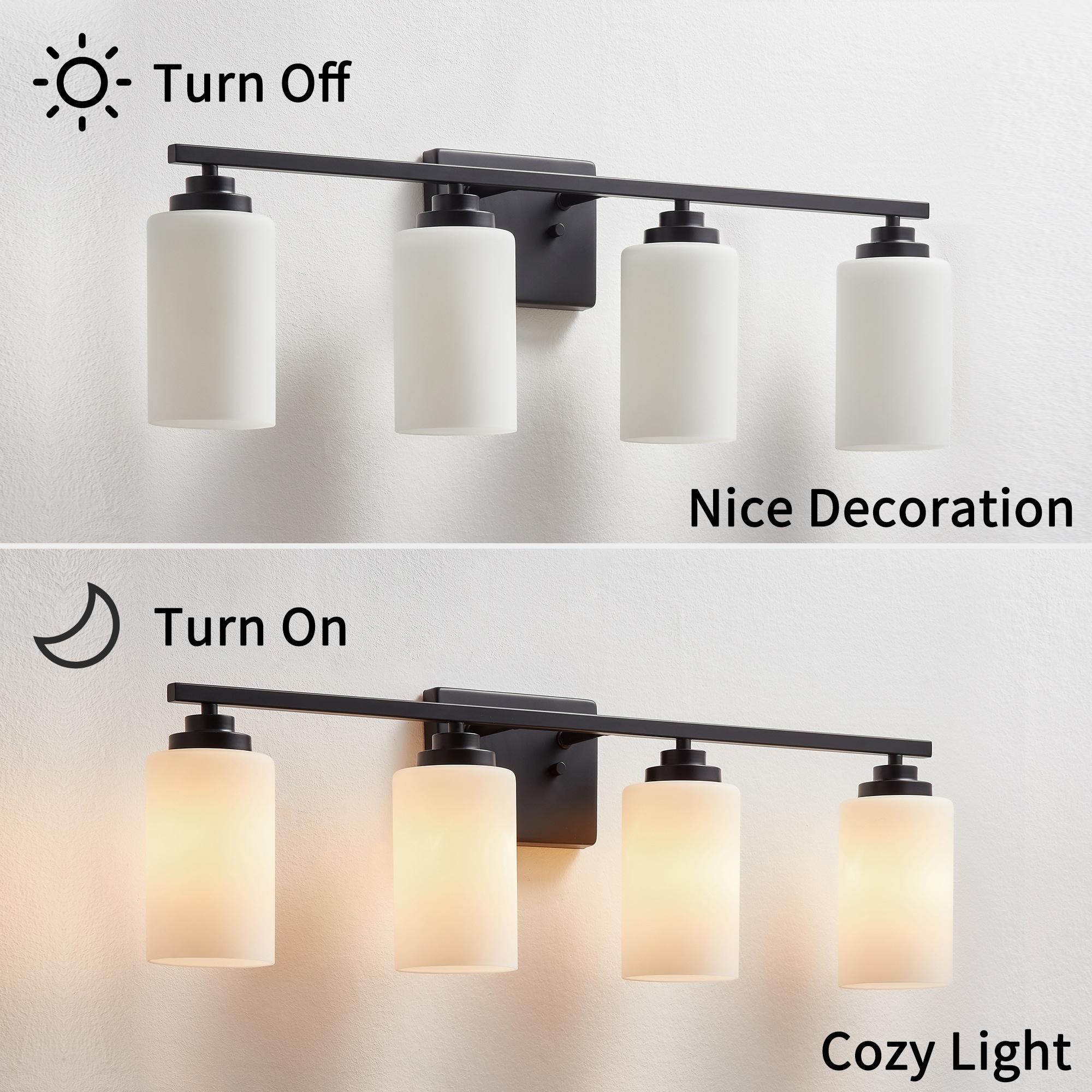 Kawoti Vanity Light With Frosted White Glass