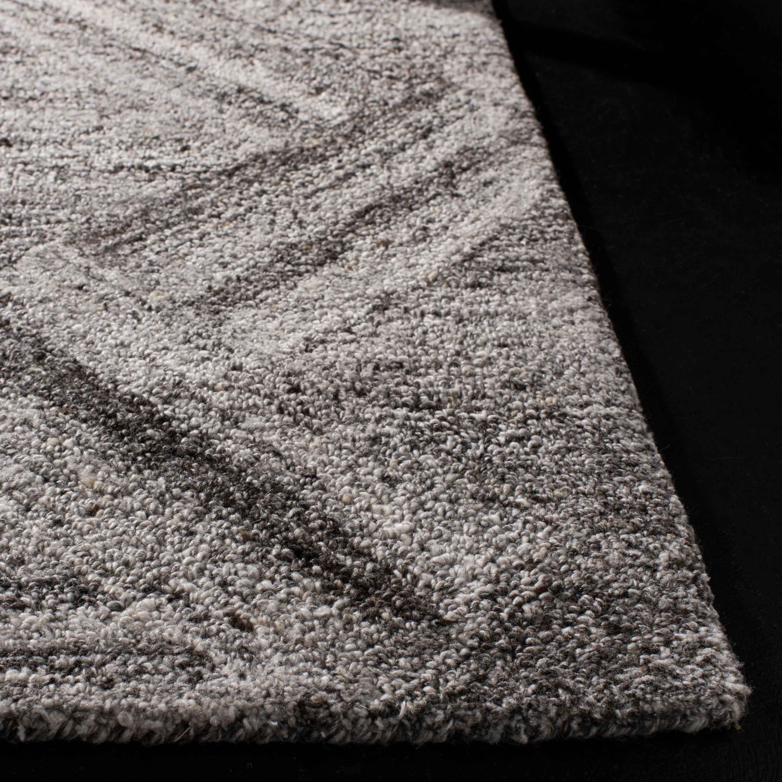 SAFAVIEH Abstract Phillis Geometric Area Rug, Grey/Black, 8' x 10'