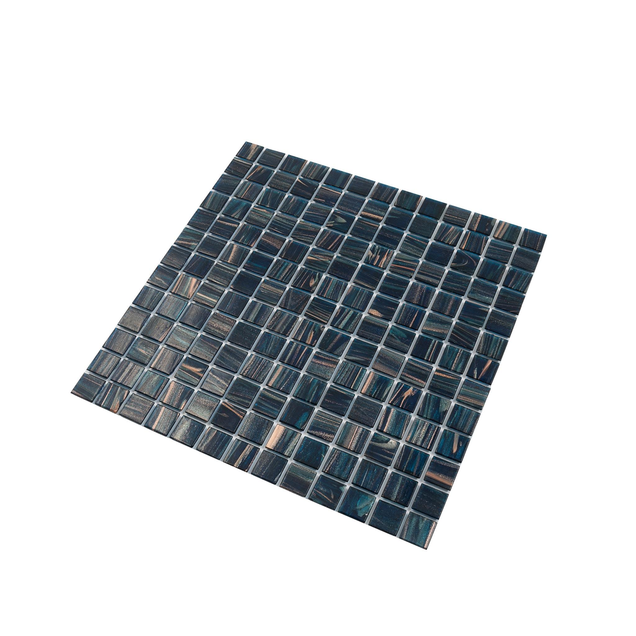 Celestial 0.8" x 0.8" Glass Grid Mosaic Wall & Floor Tile