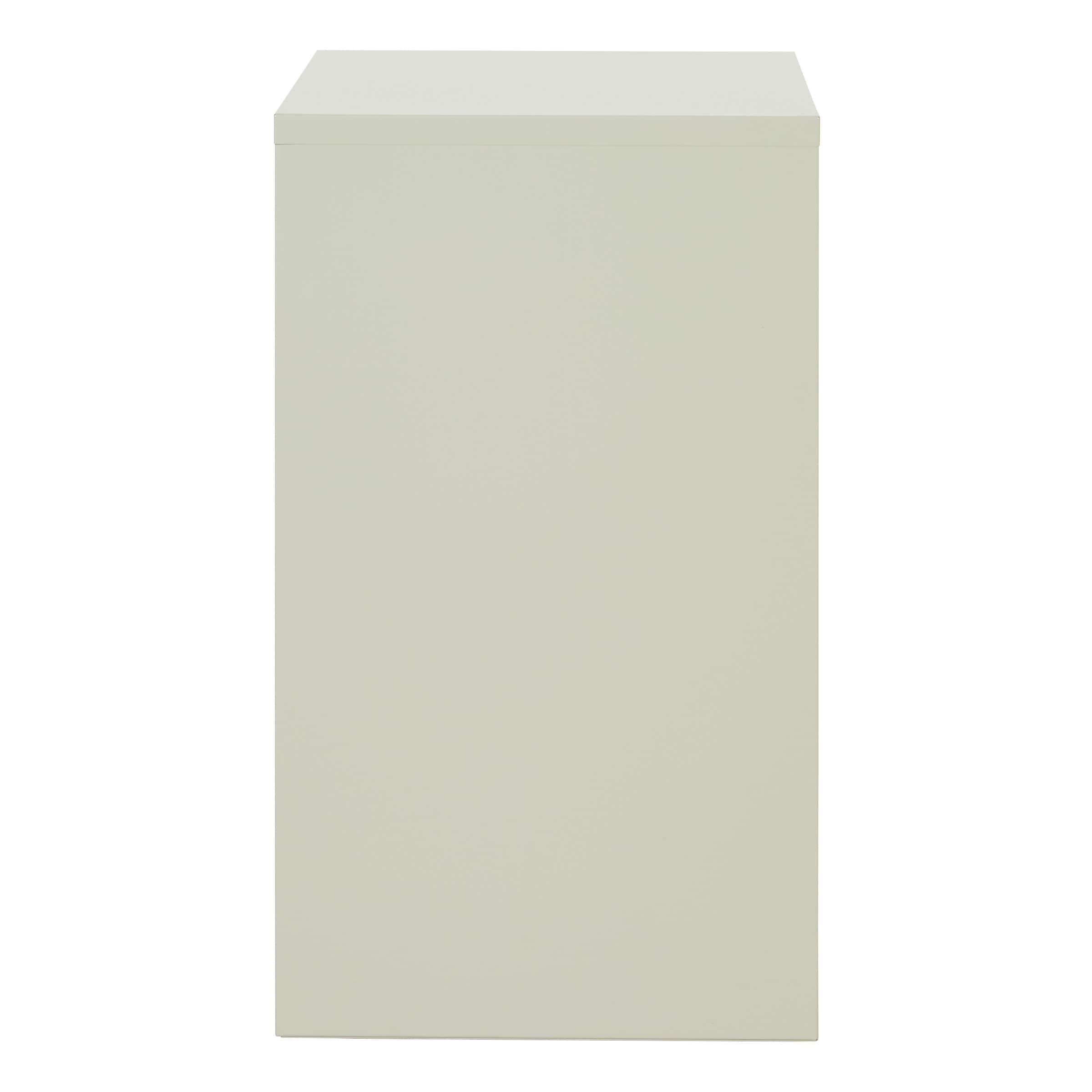 2 Drawer Locking Metal File Cabinet in Tan