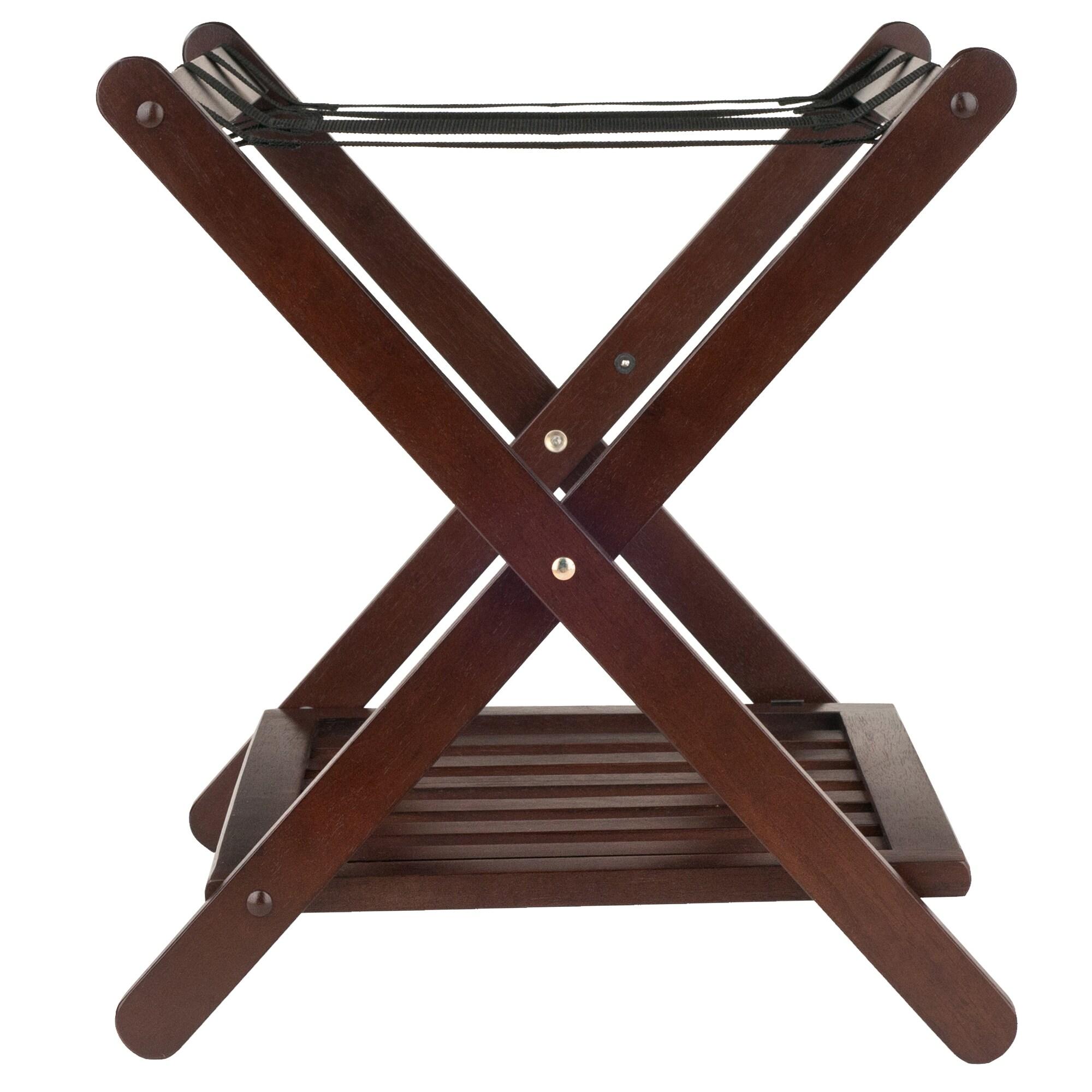 Folding Wood Luggage Rack