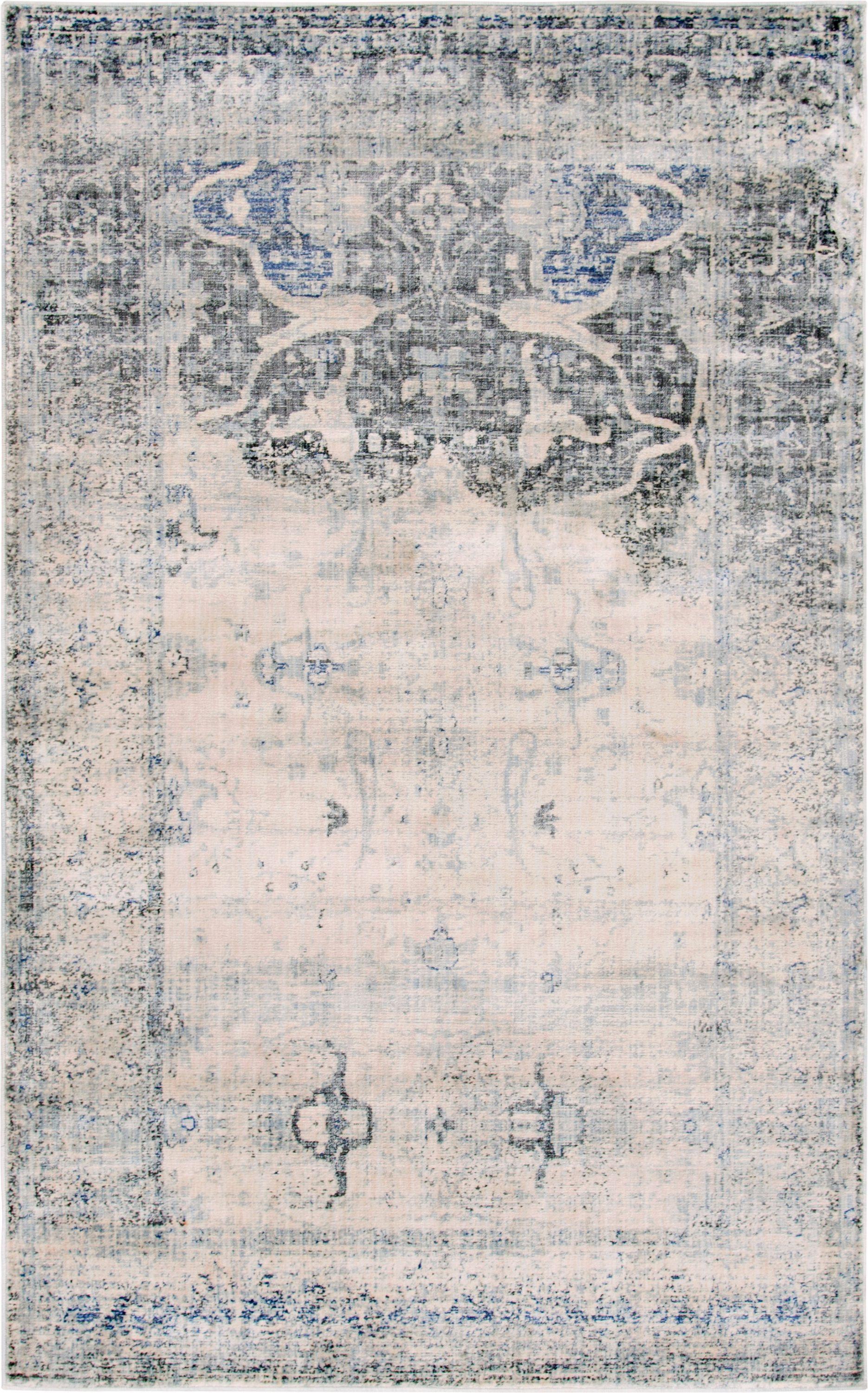 Unique Loom Asheville Collection Area Rug - Barrington (5' 1" x 8' Rectangle Gray/Beige)