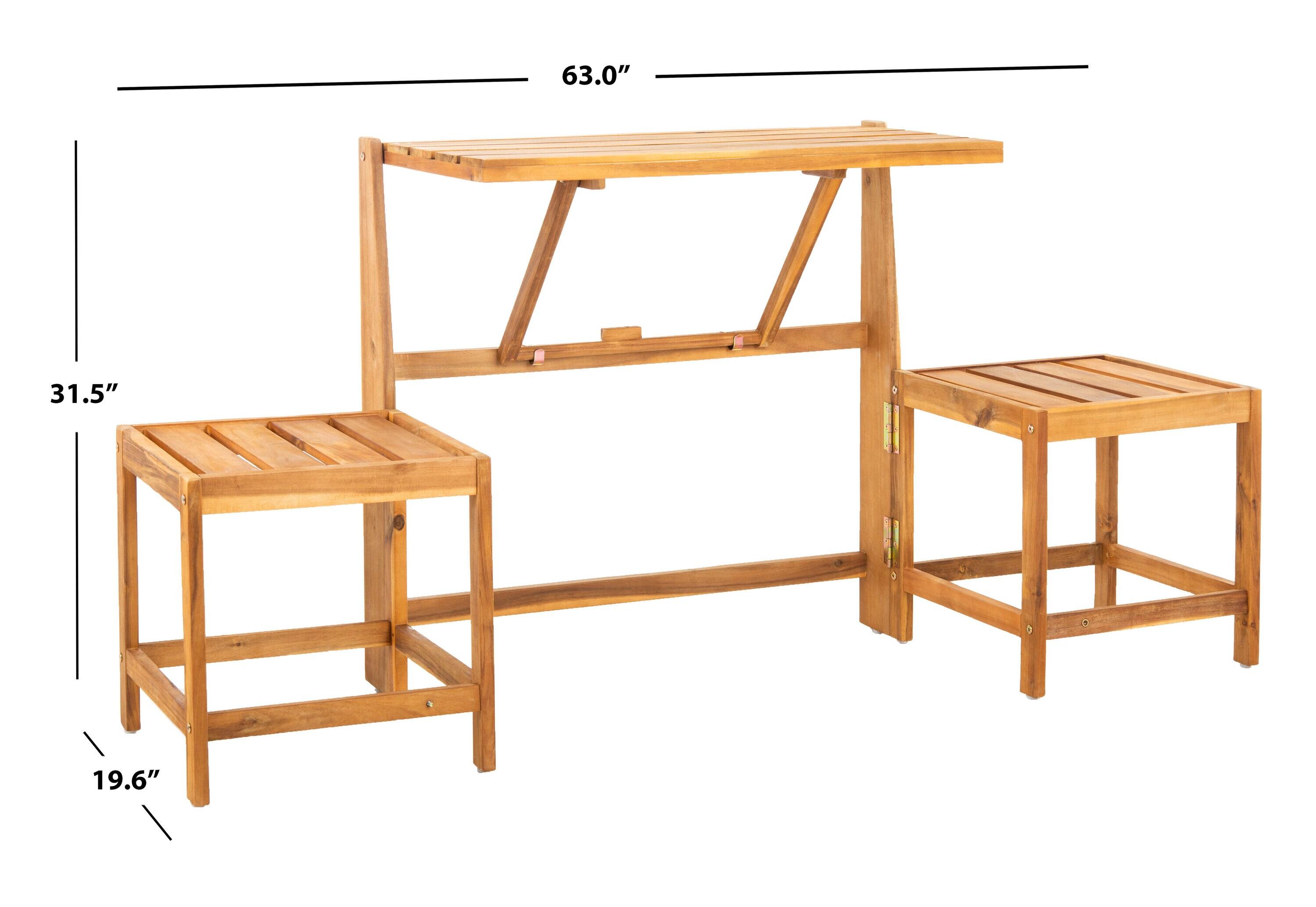 Belamy Transformer Bench - Outdoor - PAT6752 - Natural - Safavieh