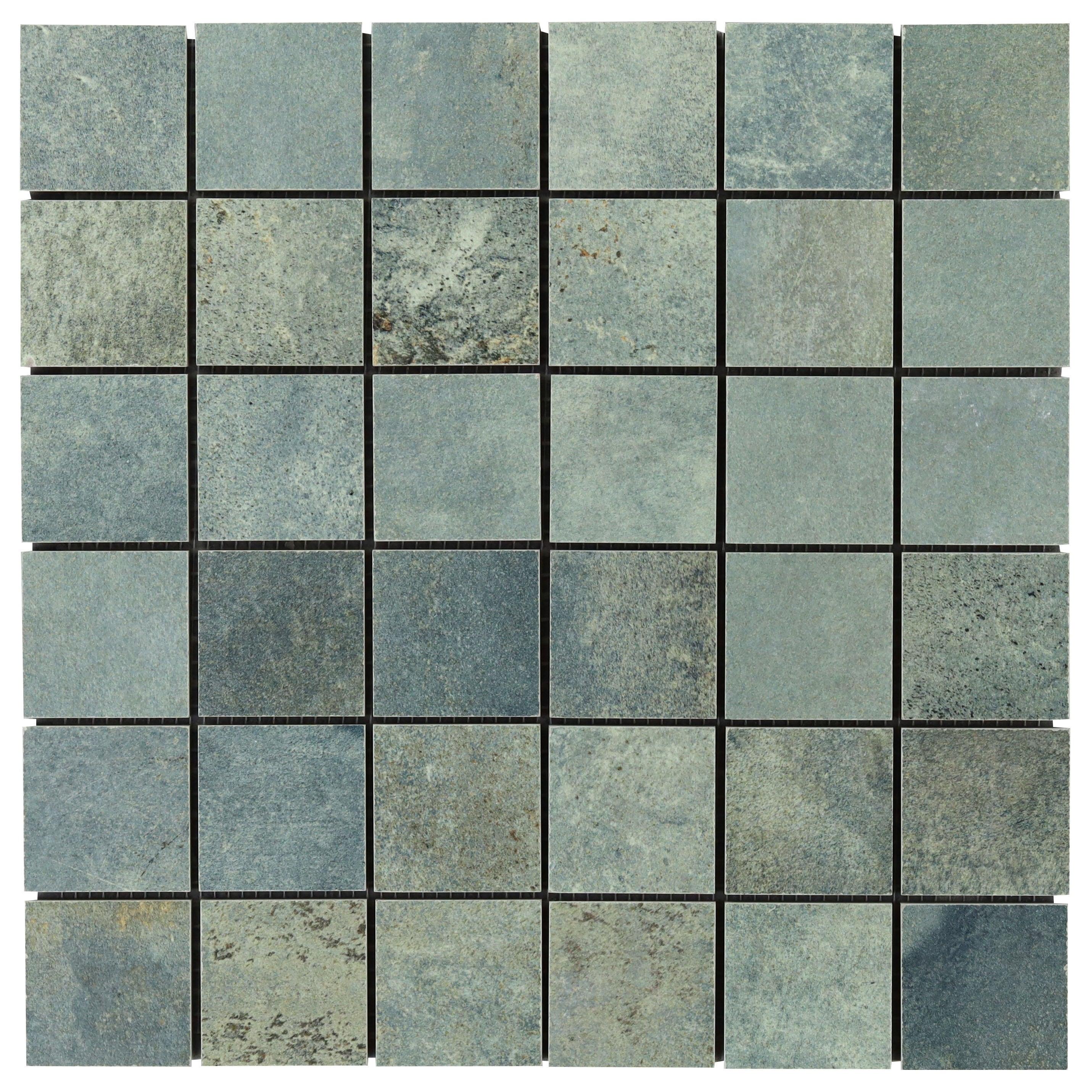 Angela Harris Fuller 11.81 in. x 11.81 in. Matte Porcelain Floor and Wall Mosaic Tile