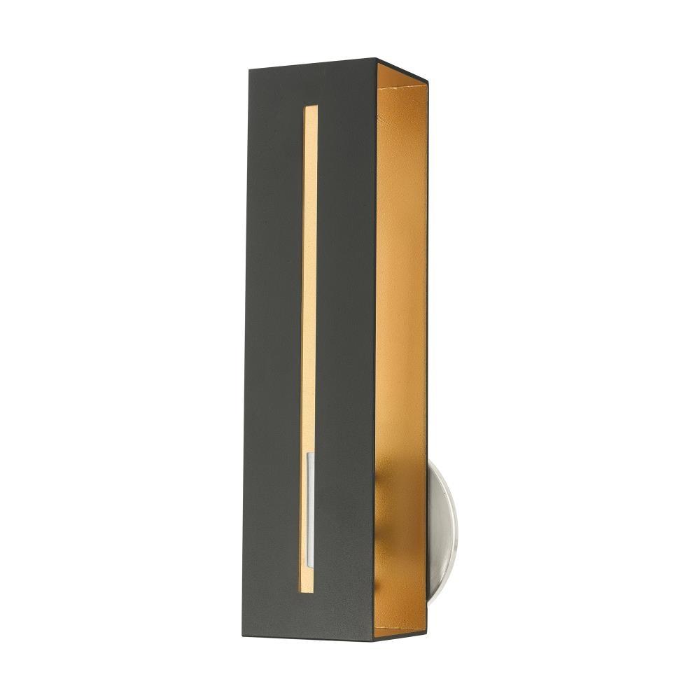 Livex Lighting Soma 1 - Light Wall Light in  Textured Black