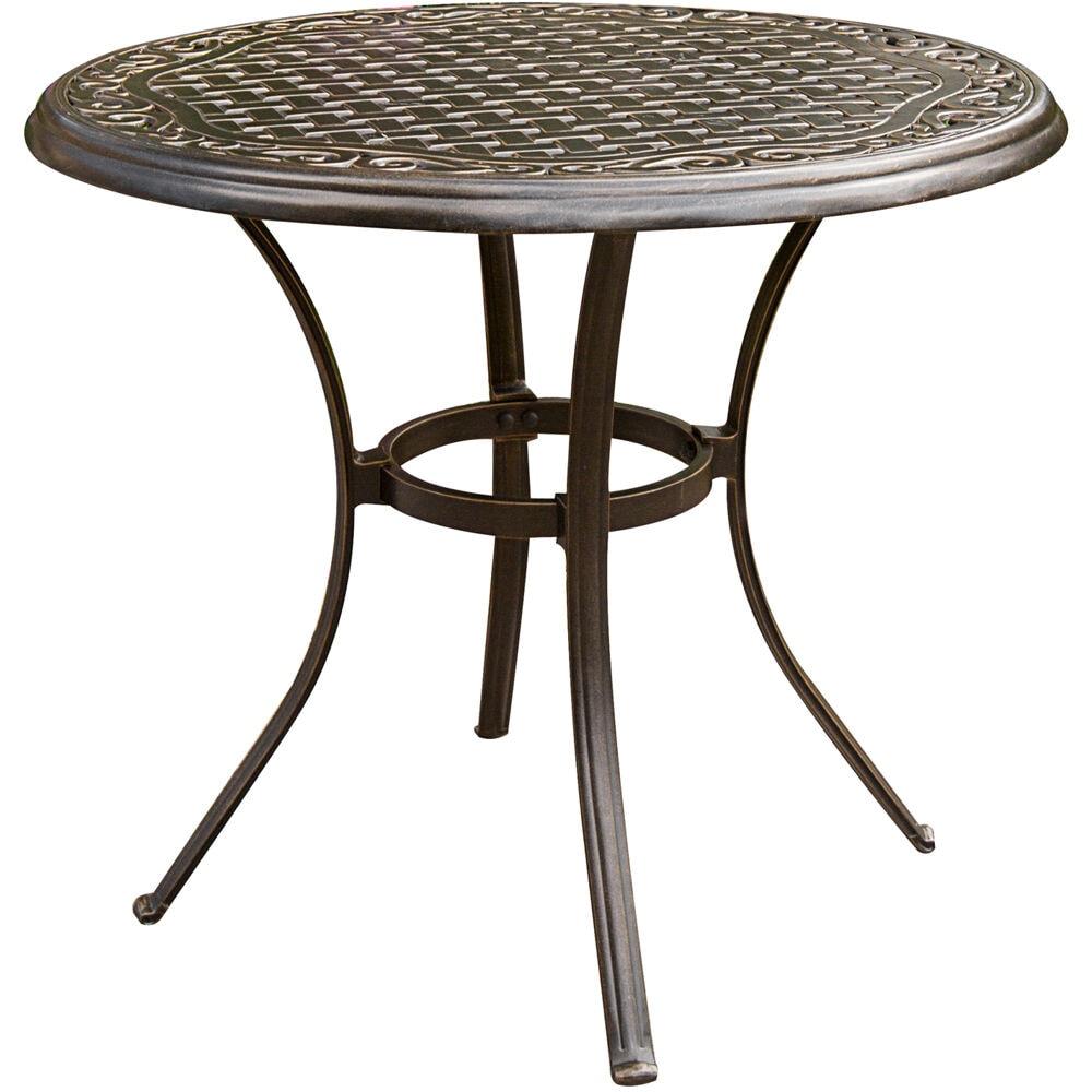 Renditions 3-Piece Set with 2 Swivel Rockers and 32-in. Cast-Top Table, Featuring Sunbrella Fabric