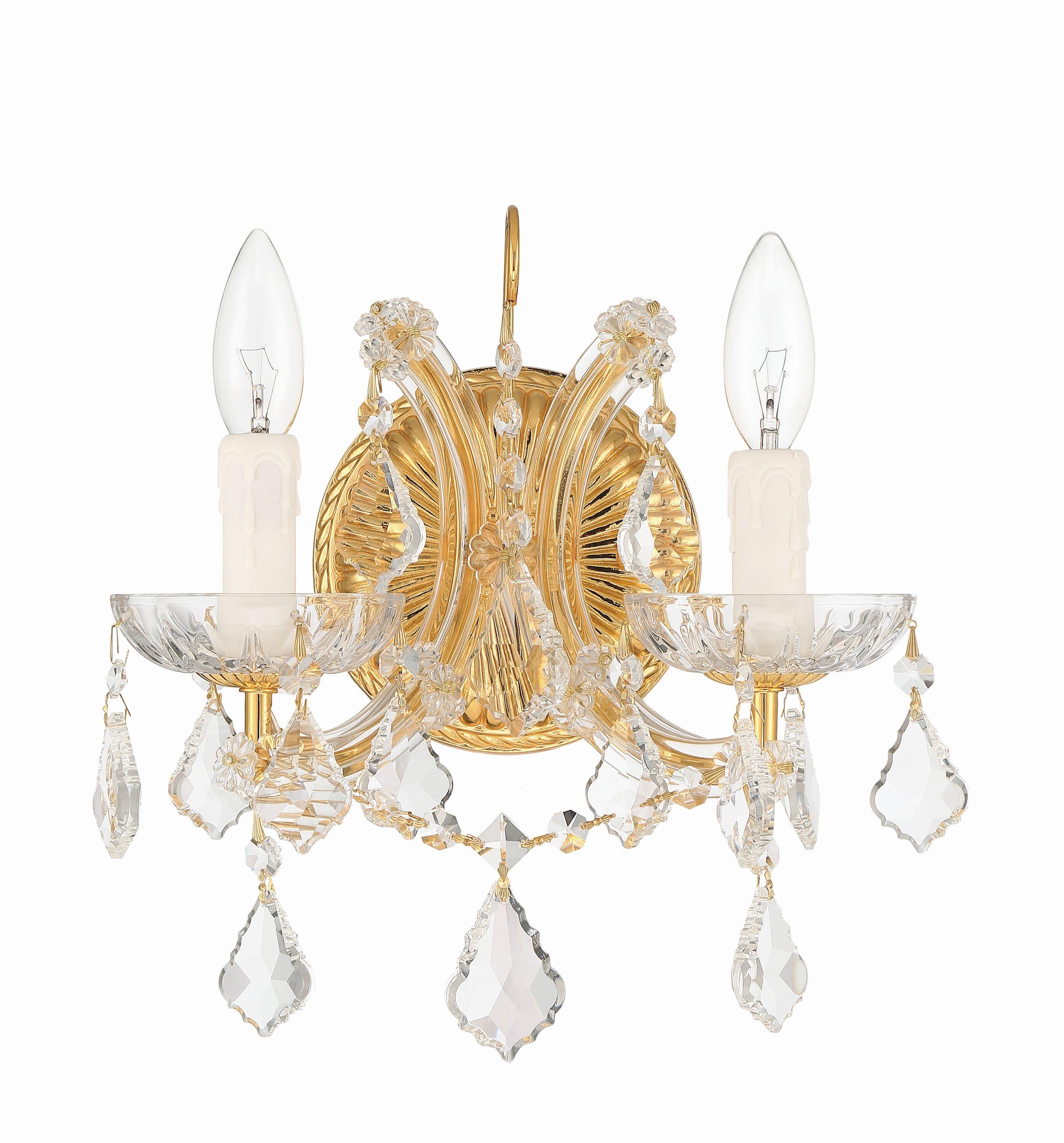 Crystorama Lighting Maria Theresa 2 - Light Sconce in  Gold