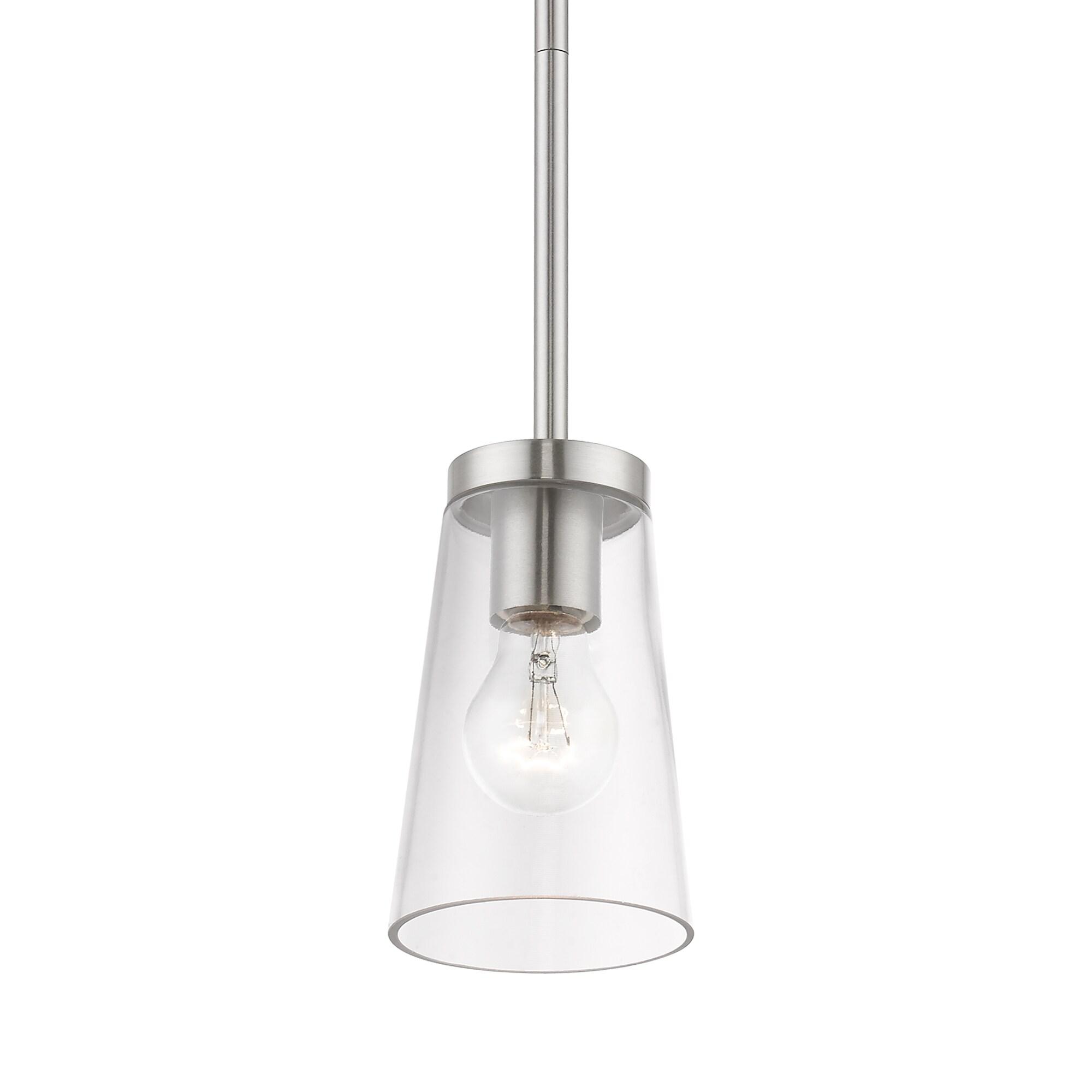 Livex Lighting Cityview 1 - Light Pendant in  Brushed Nickel
