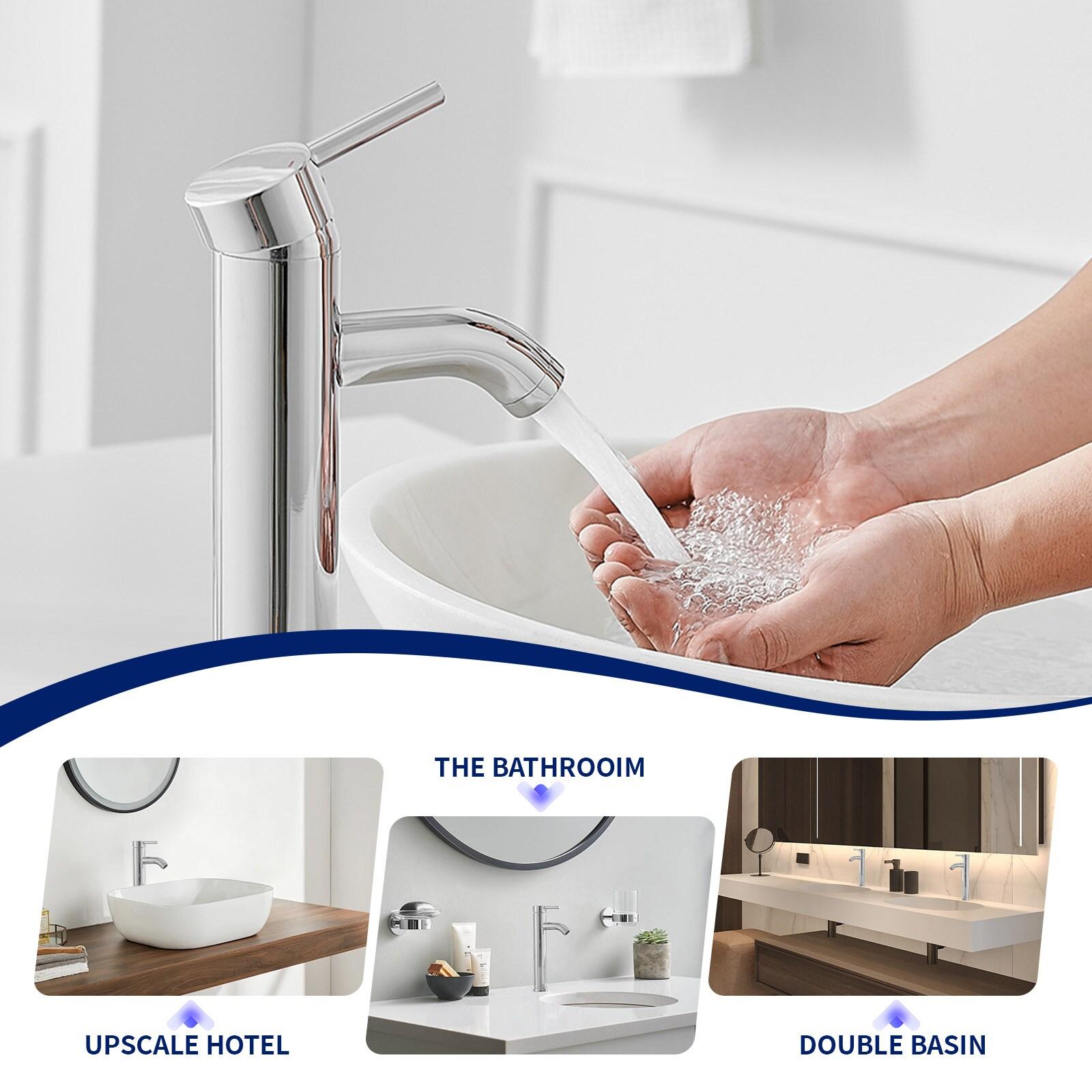 Vessel Sink Faucet Single-handle Bathroom Faucet with Drain Assembly