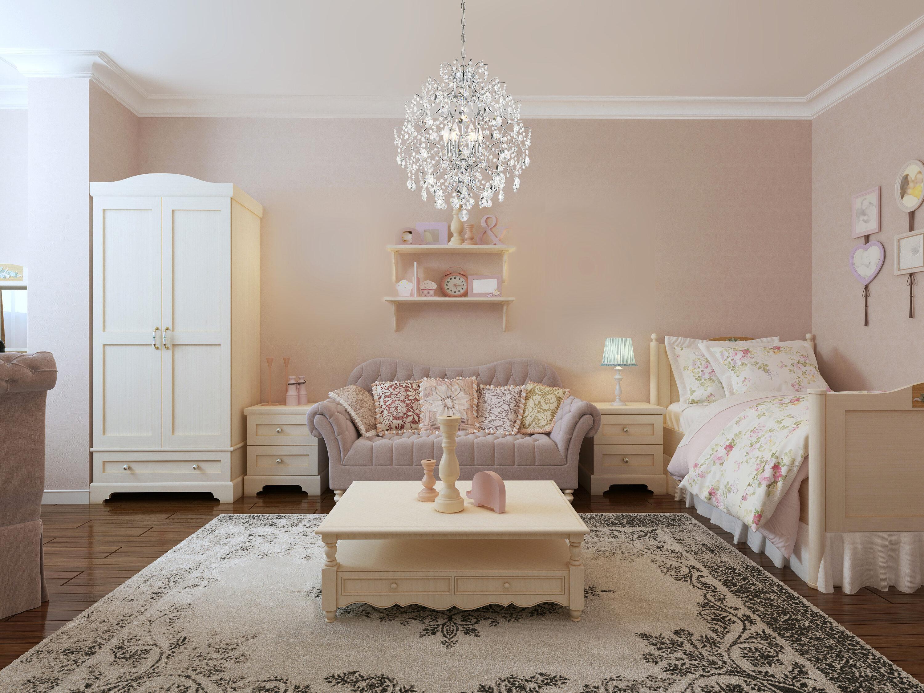 Minka Lavery Isabella's Crown 6 - Light Dimmable Globe Chandelier