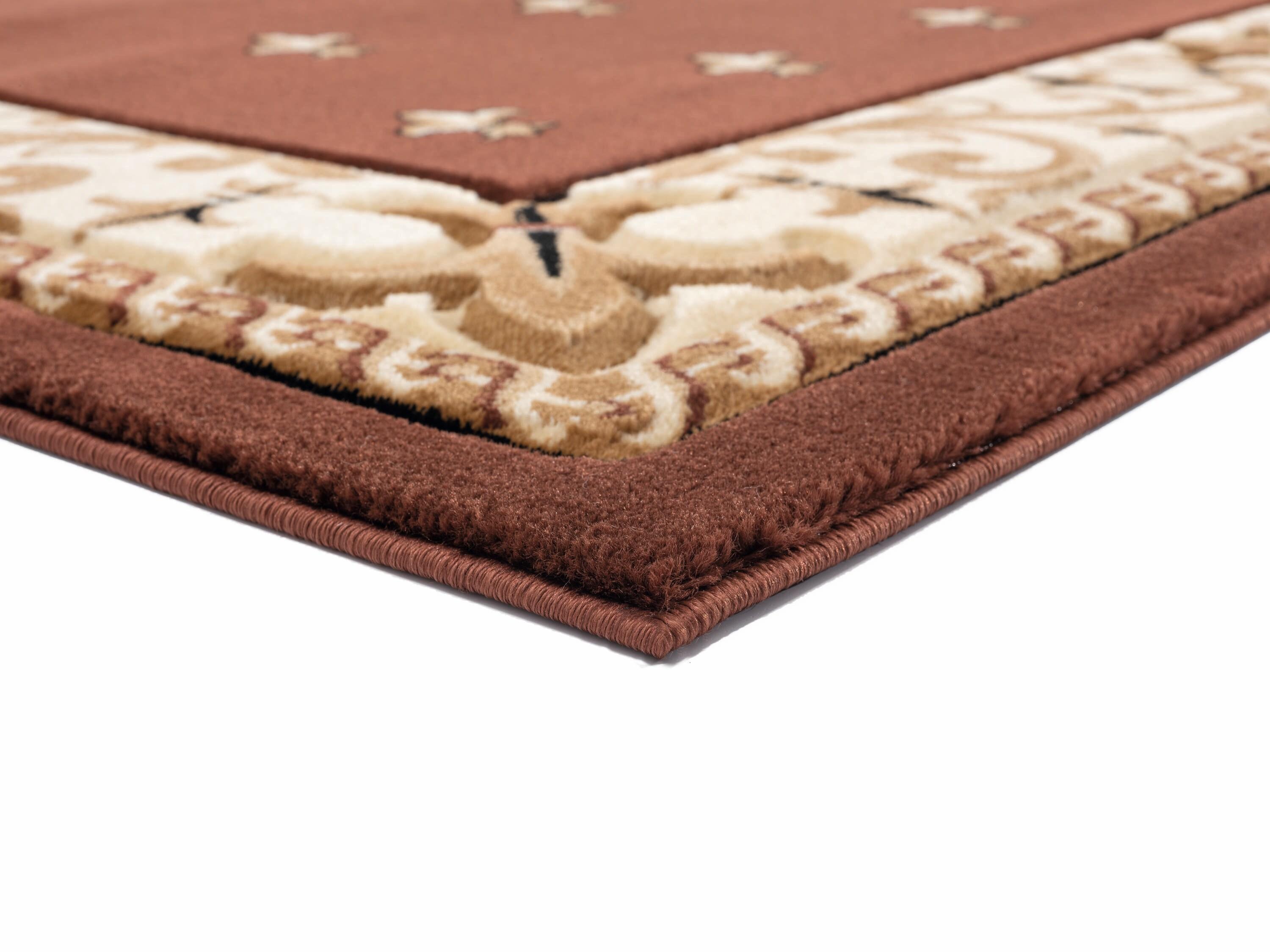 Bristol Wington Brown Rectangle Area Rug - 5 ft. 3 in. x 7 ft. 6 in.