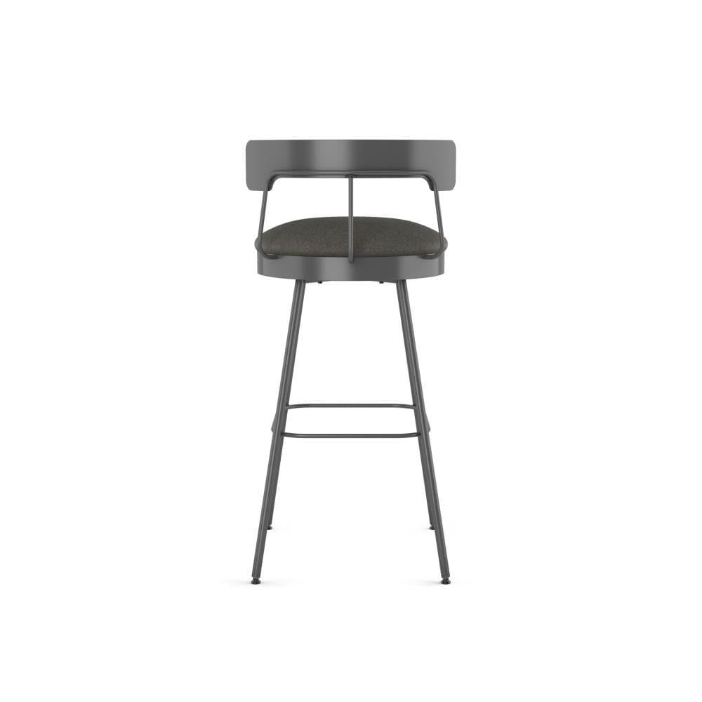 Monza Swivel Counter Height Barstool Matte Dark Gray - Amisco