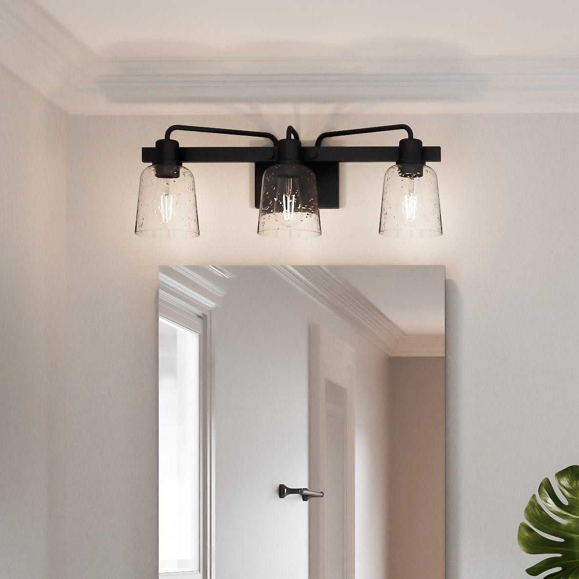 Quoizel Lighting Lydia 3 - Light Vanity in  Matte Black