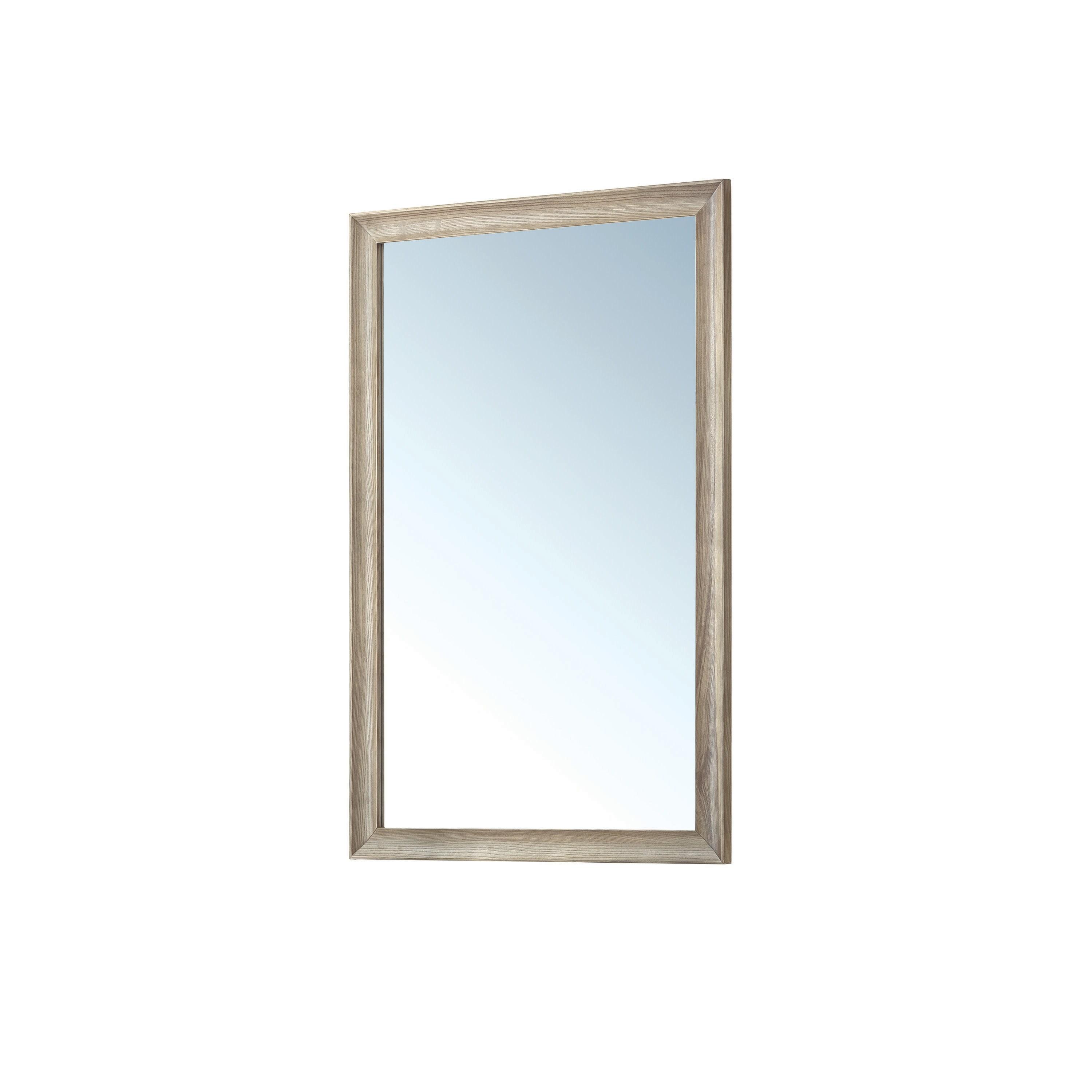 Glenbrooke Solid Wood Flat Wall Mirror