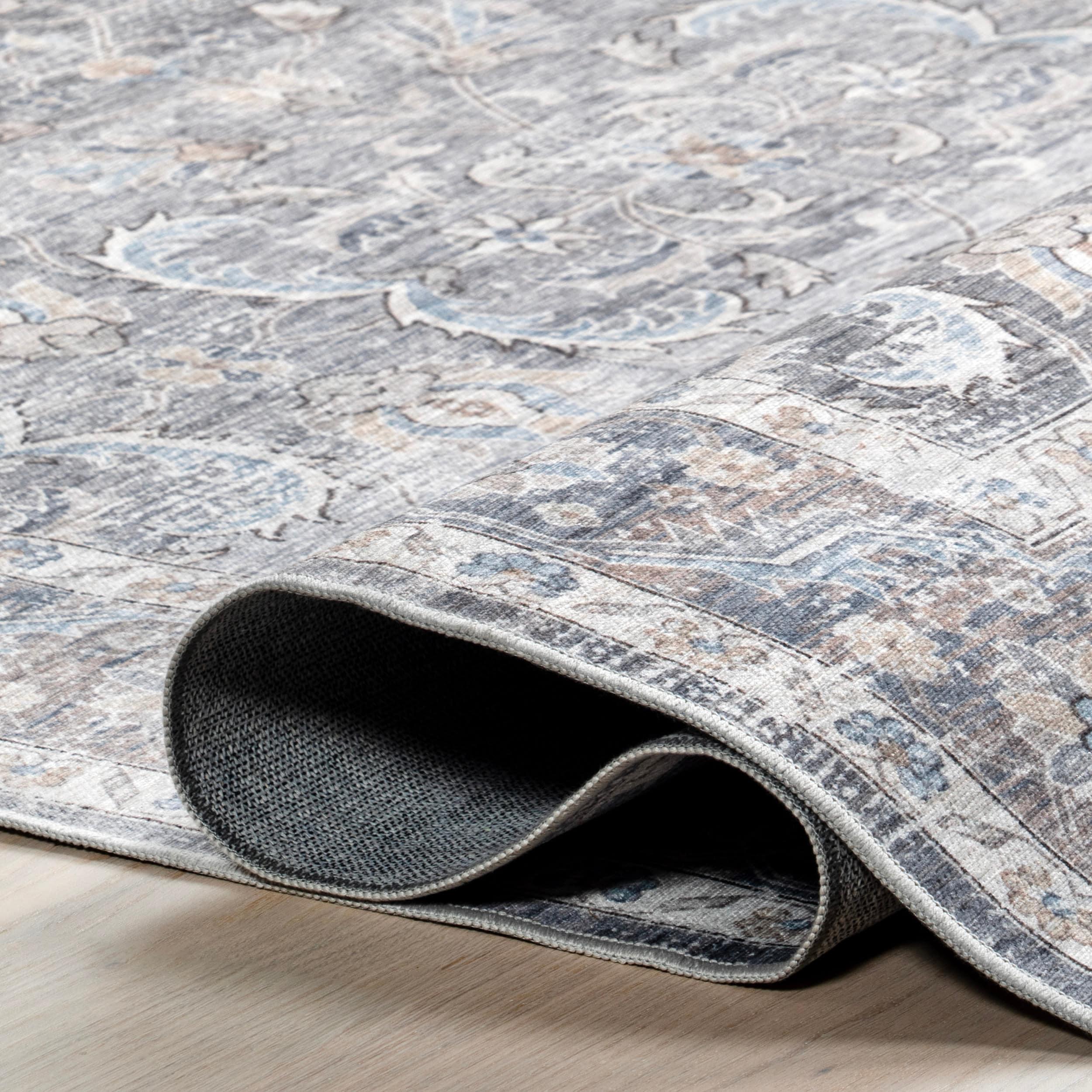 Ophelia & Co. Delmore Power Loom Gray Rug