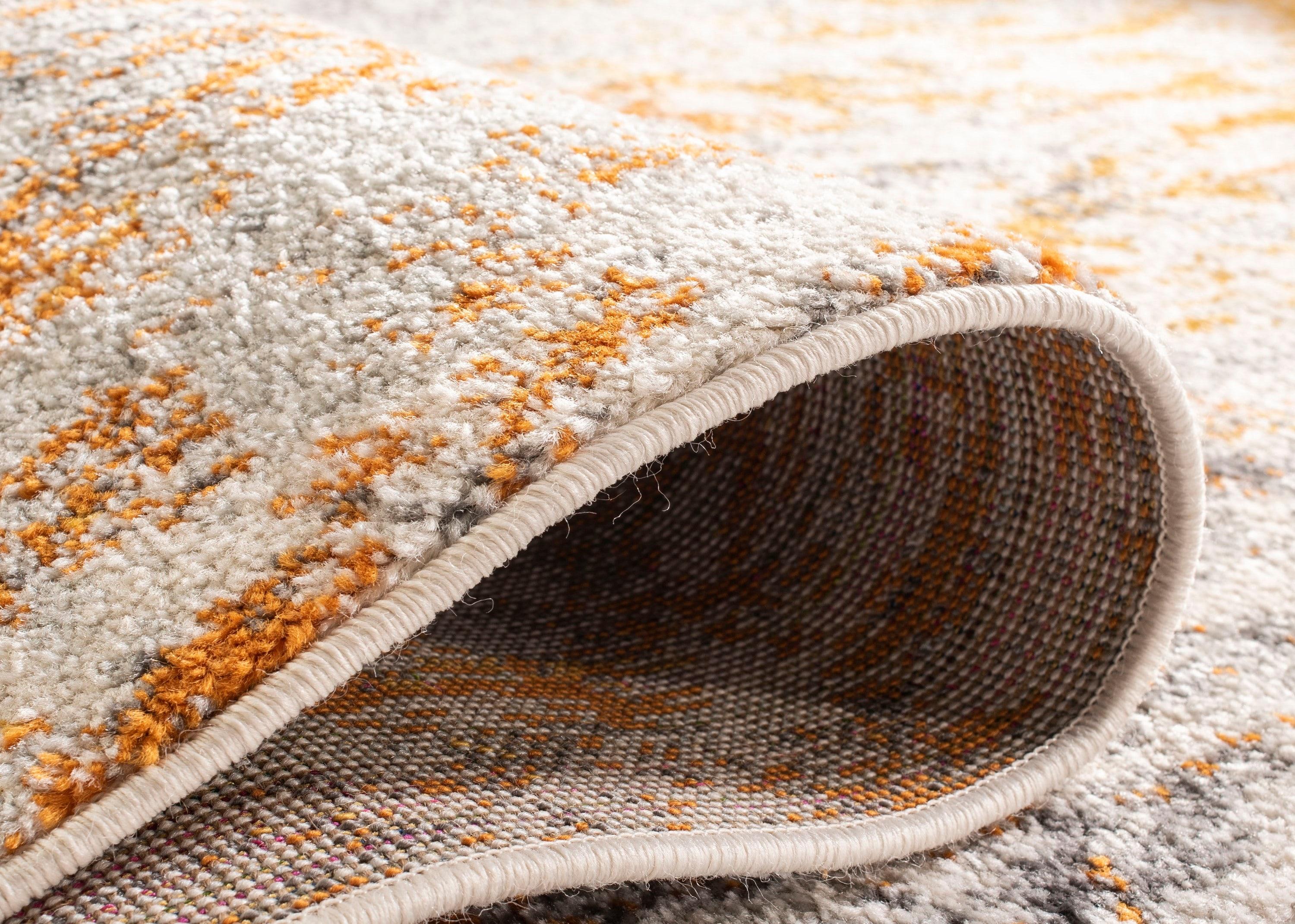 Madison MAD608 Power Loomed Indoor Runner Rug - Cream/Orange - 2'3"x6' - Safavieh.