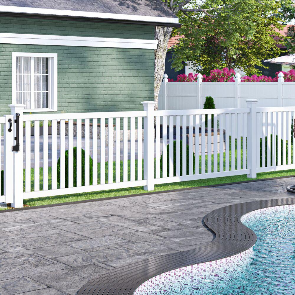 Barrette Outdoor Living 5 in. W x 5 in. D x 84 in. H Closed Picket Corner Post