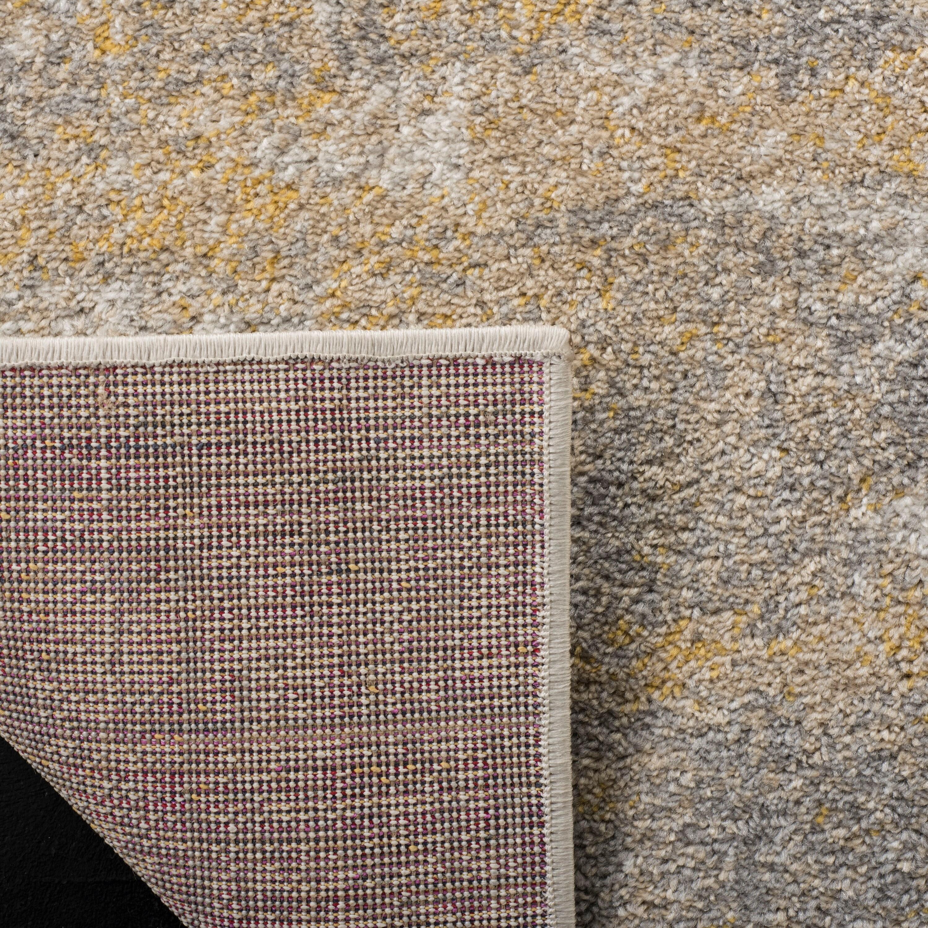 SAFAVIEH Adirondack Boniface Overdyed Area Rug, Cream/Gold, 12' x 15'
