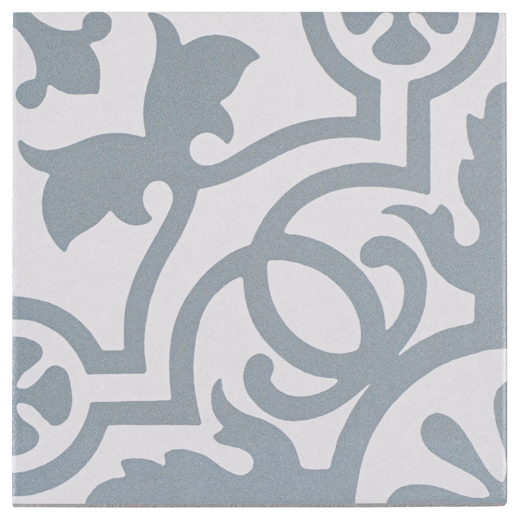 SAMPLE-Bliss 8" x 8" Porcelain Spanish / Moroccan Wall & Floor Tile