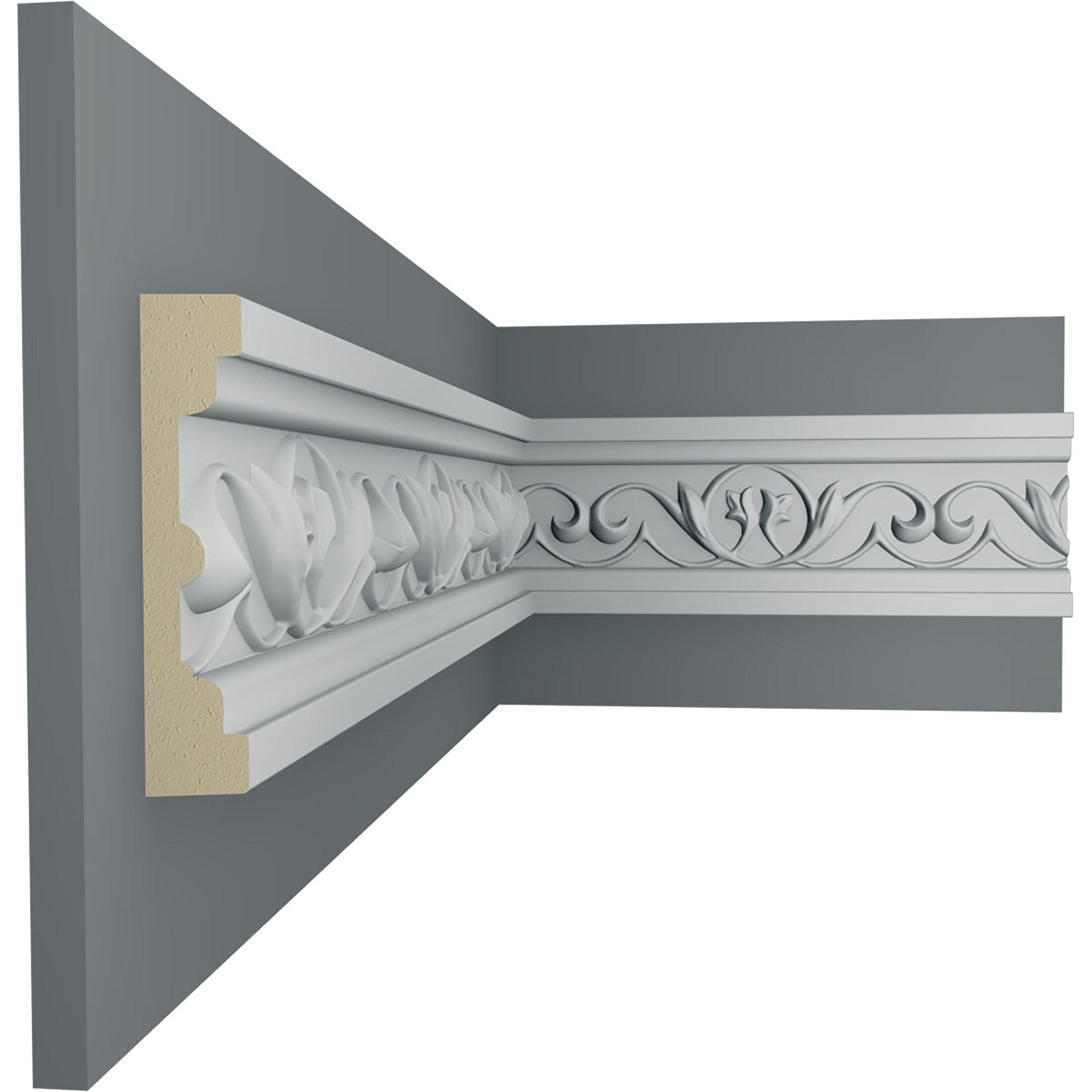 Attica 3.5'' H x 96'' W x 0.75'' D Urethane Chair Rail