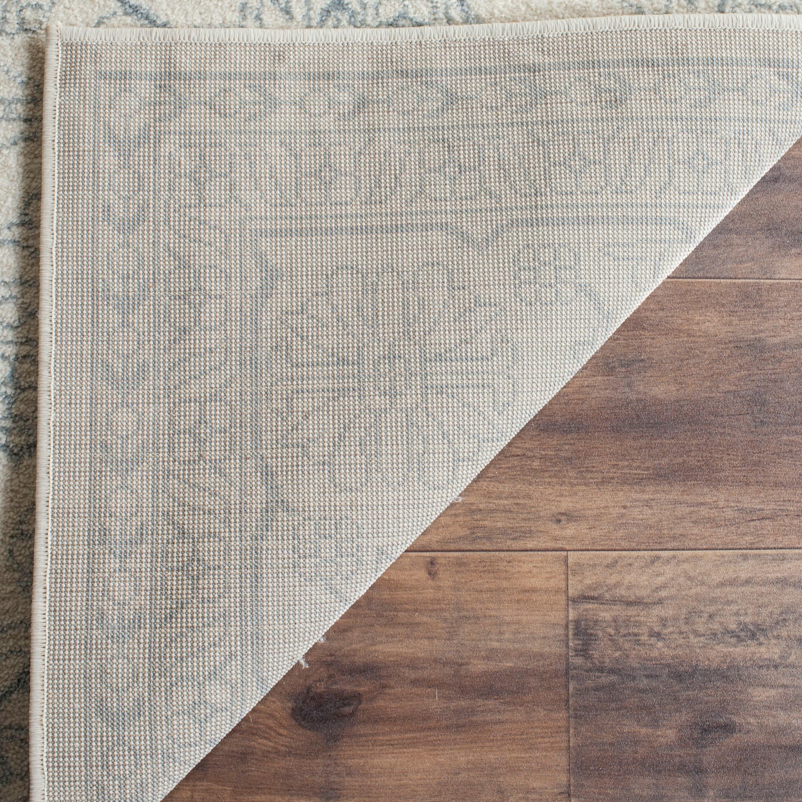 Adirondack ADR108 Power Loomed Area Rug - Ivory/Slate - 10'x14' - Safavieh.