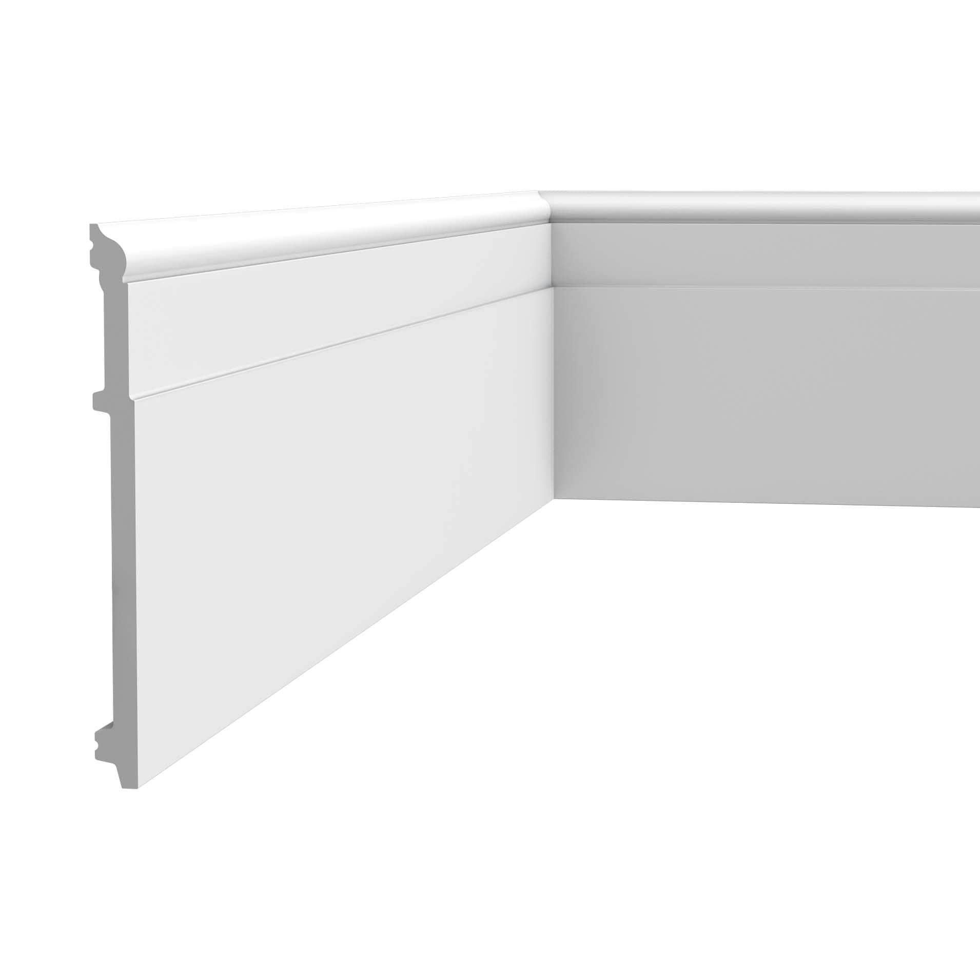 Orac Decor 7.875'' H x 78'' W x 0.63'' D Plastic Chair Rail (Set of 5)