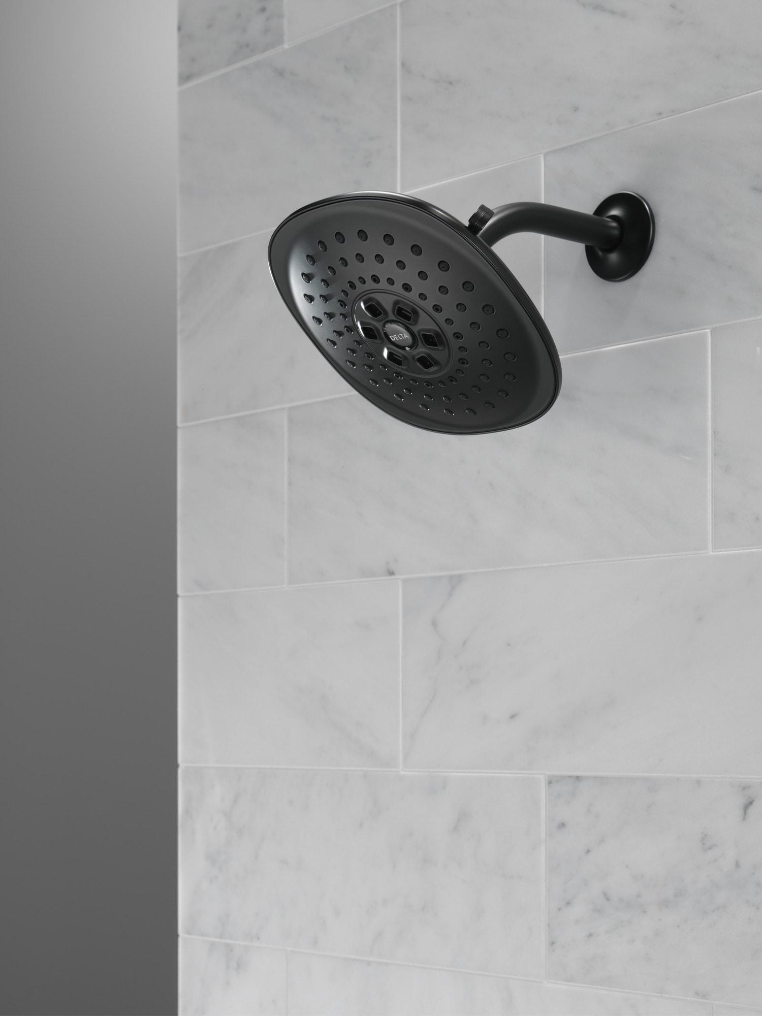 Universal Showering Components Shower Head in Matte Black