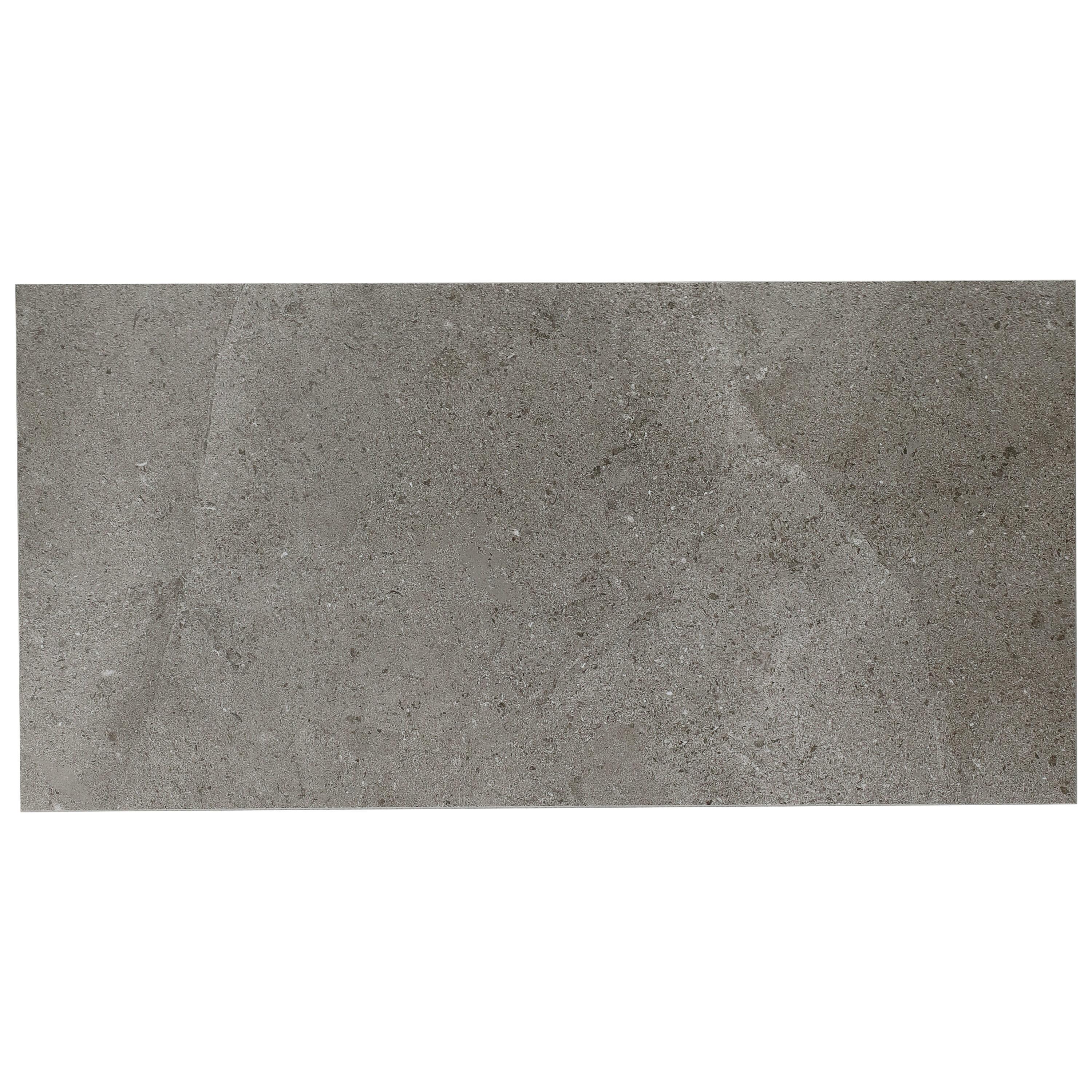 Bond Tile Grava 11.81 in. x 23.62 in. Matte Stone Look Porcelain Floor and Wall Tile (9.68 Sq. Ft. / Case)