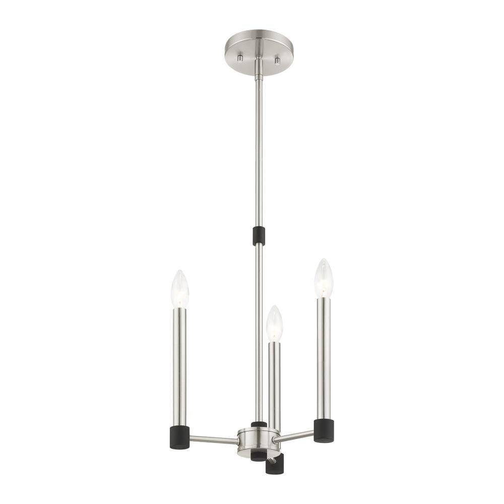 Livex Lighting Karlstad 3 - Light Chandelier in  Brushed Nickel