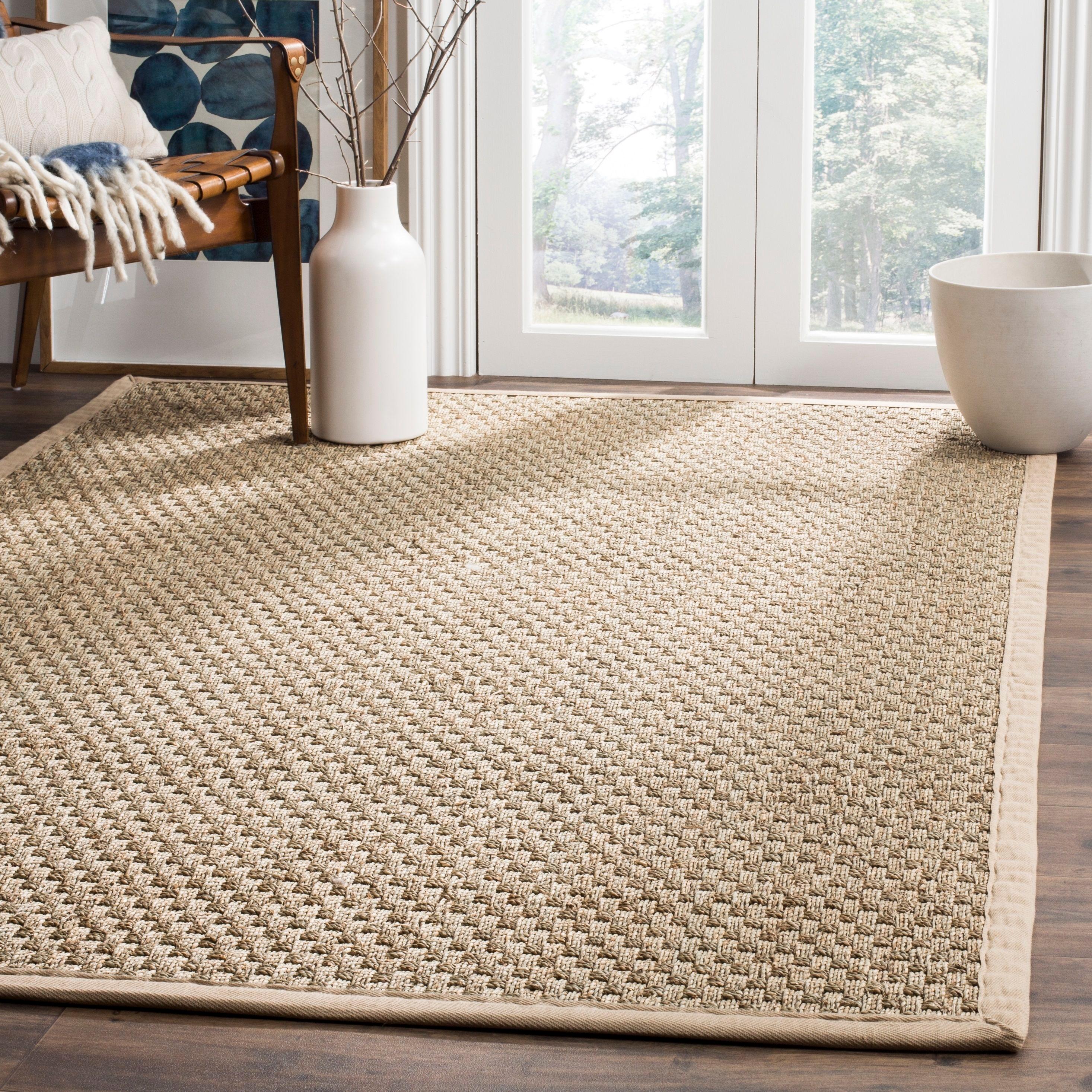 Natural Fiber NF114 Power Loomed Indoor Area Rug - Natural/Beige - 6'x9' - Safavieh.