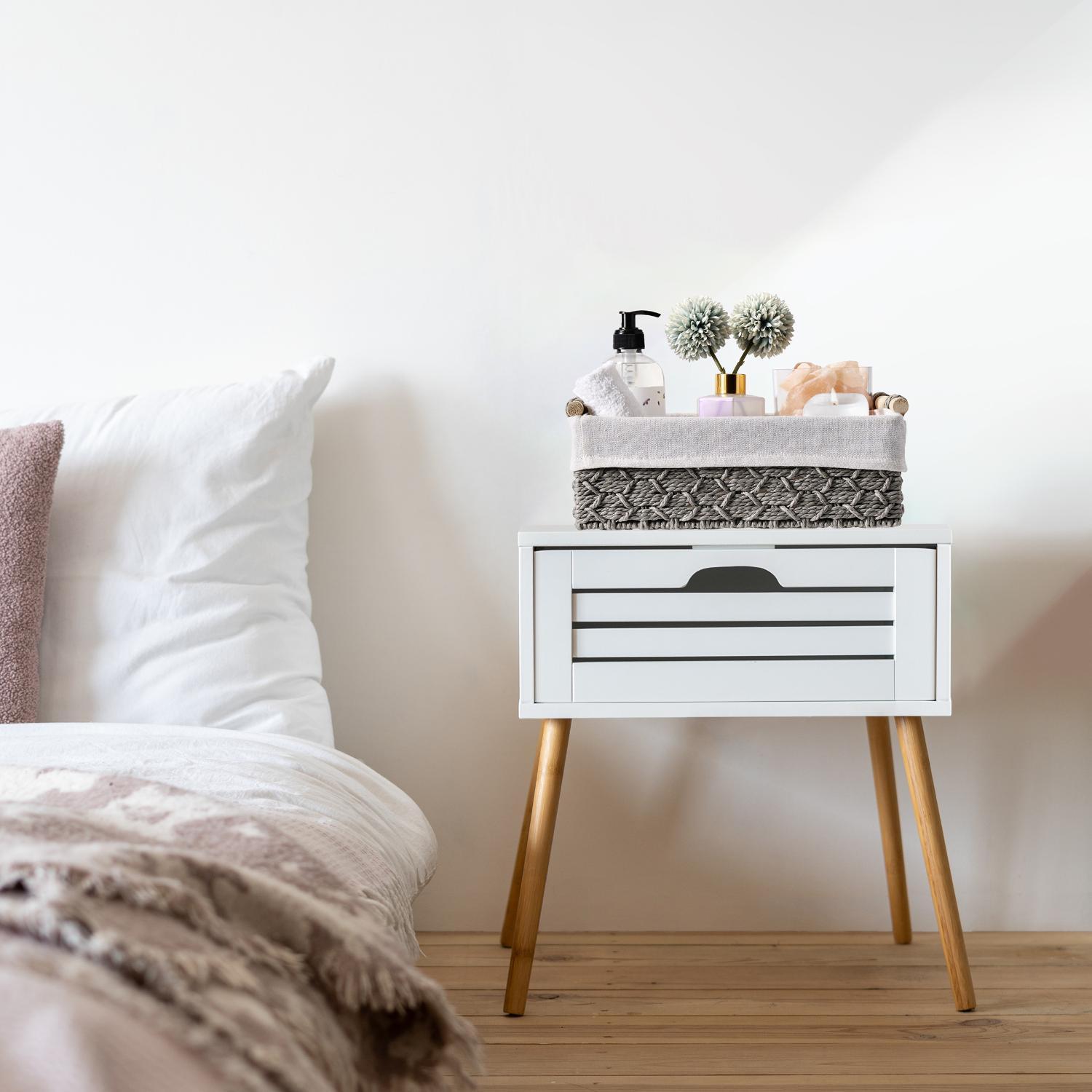 Sorbus Handmade Storage Paper Rope Baskets 2 Pack