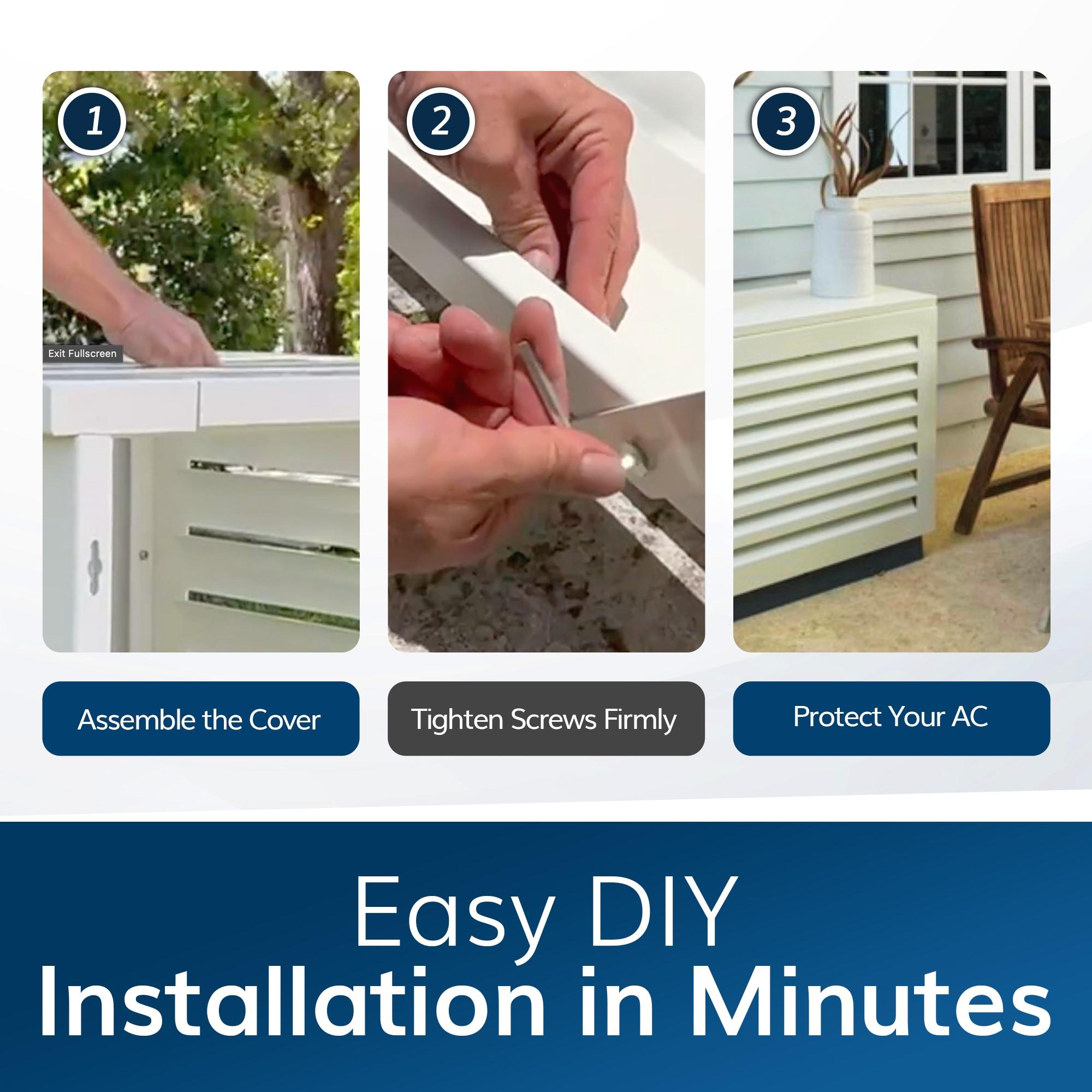 Airdeko Mini Split 39.37-in W x 27.55-in H Through-the-Wall Air conditioner cover