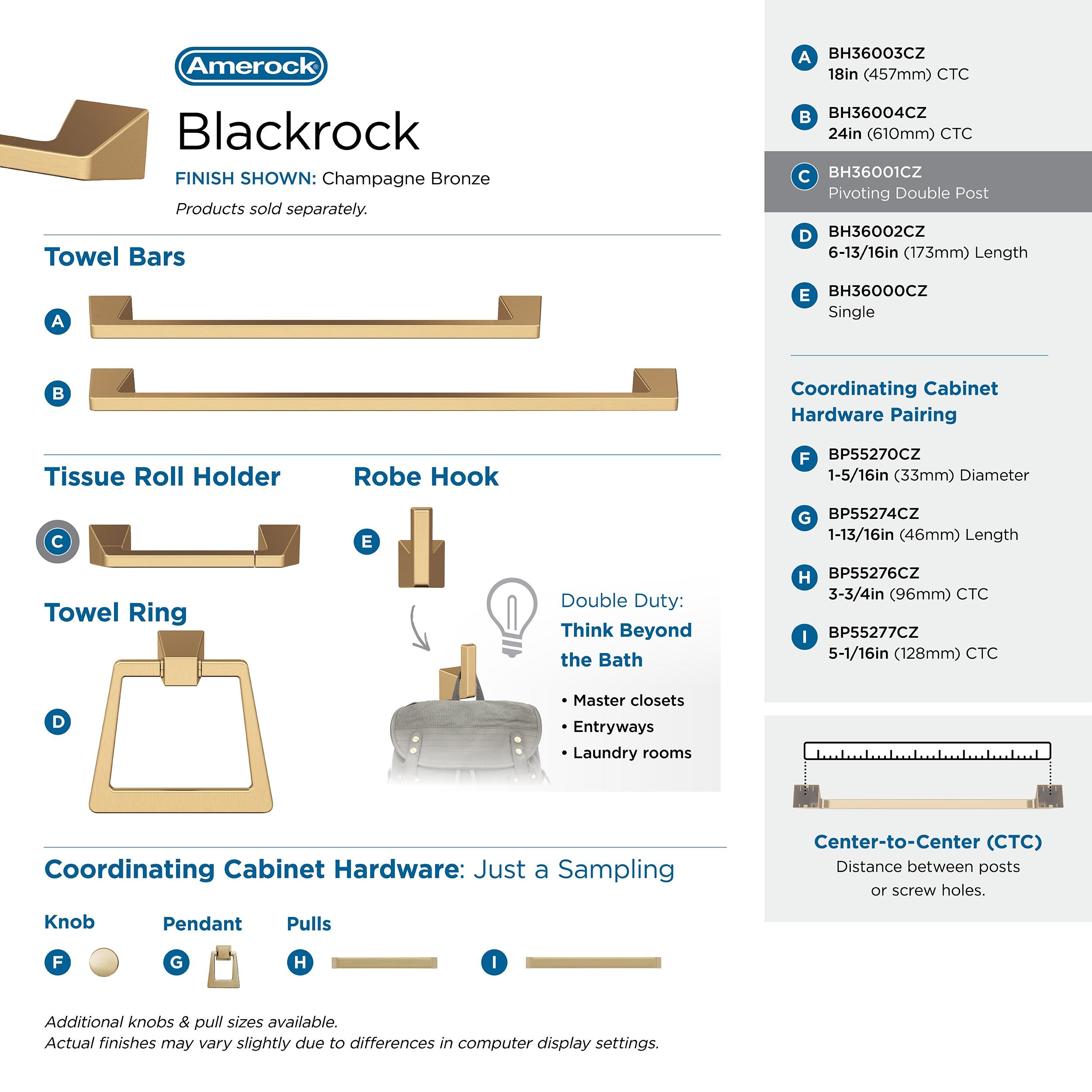 Blackrock Wall Mount Toilet Paper Holder