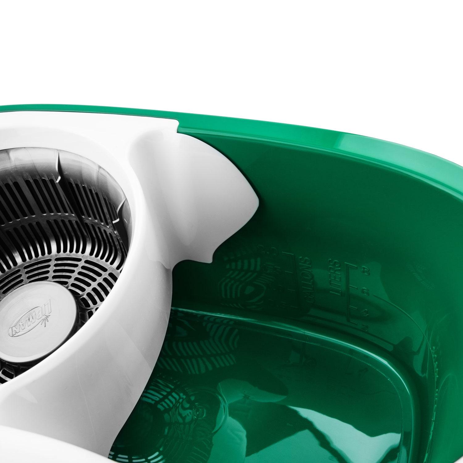 Libman Tornado Spin Mop and Bucket System | All-in-One Floor Cleaning Kit with Advanced Microfiber Head