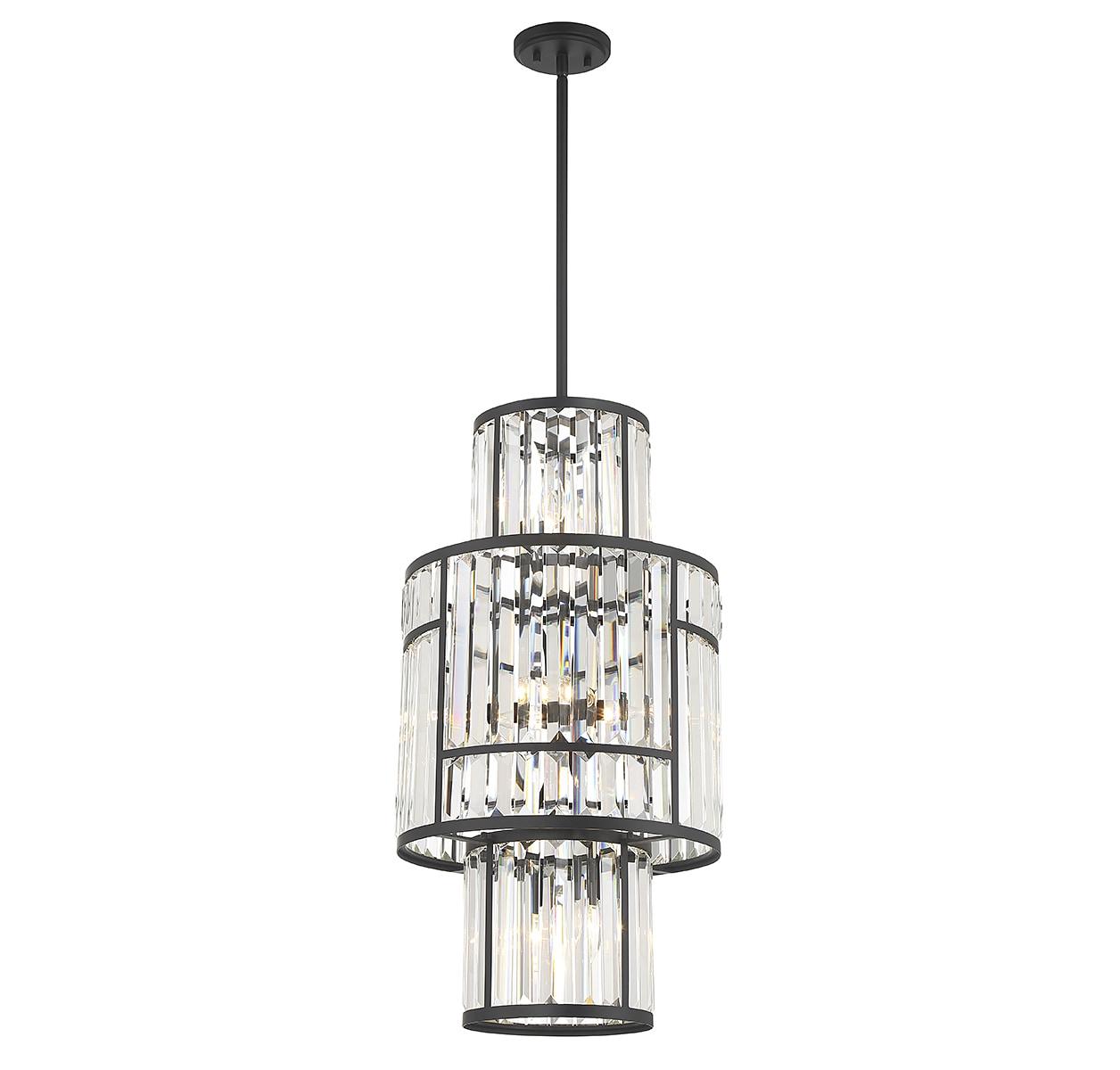 Savoy House Rohe 8 - Light Pendant in  Matte Black