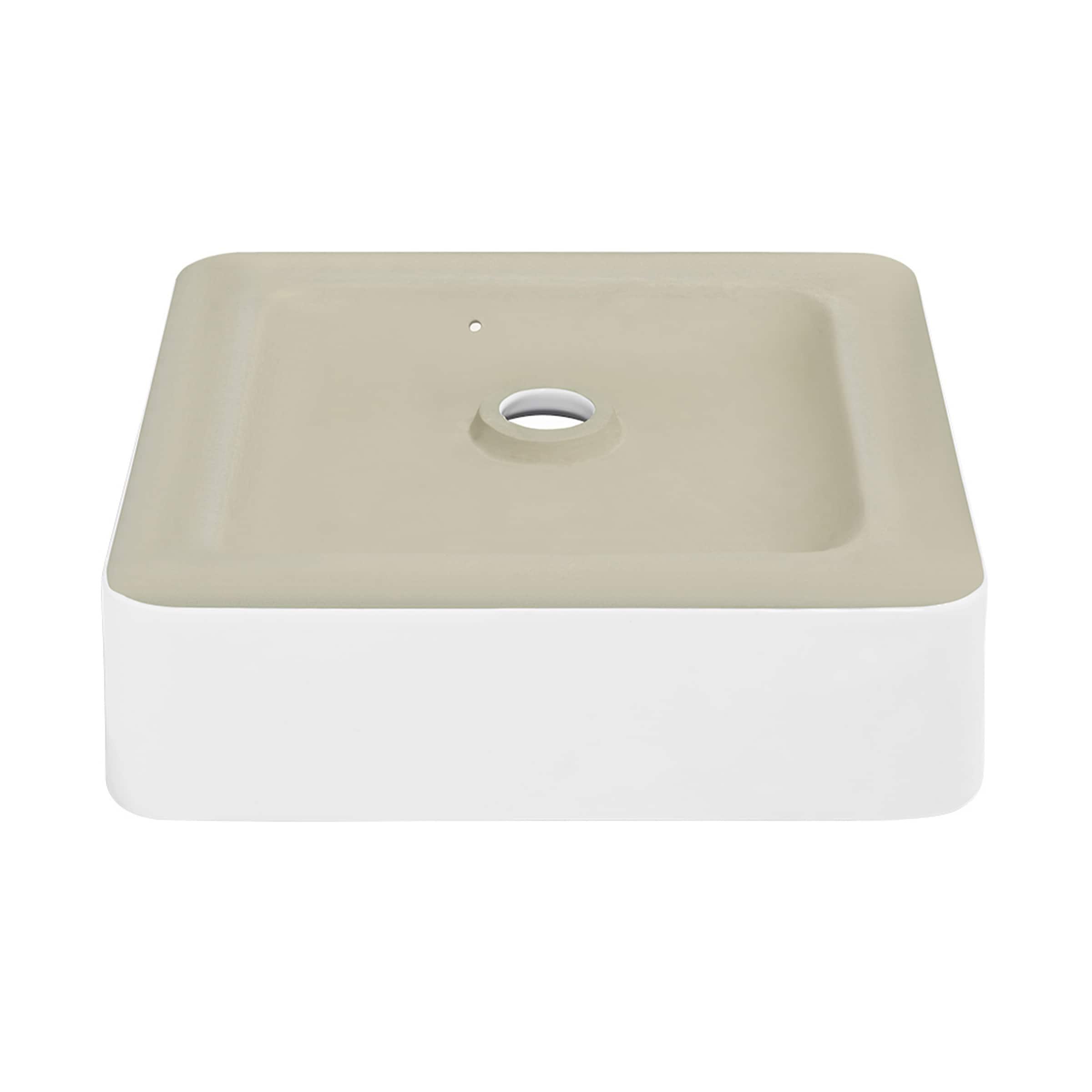 Bastille Ceramic Square Vessel Sink