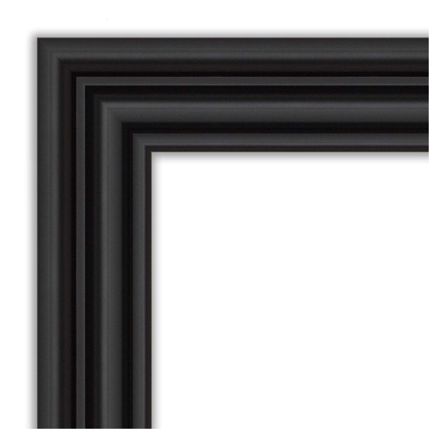 Colonial Black 45.75 in. x 35.75 in. Bathroom Vanity Mirror