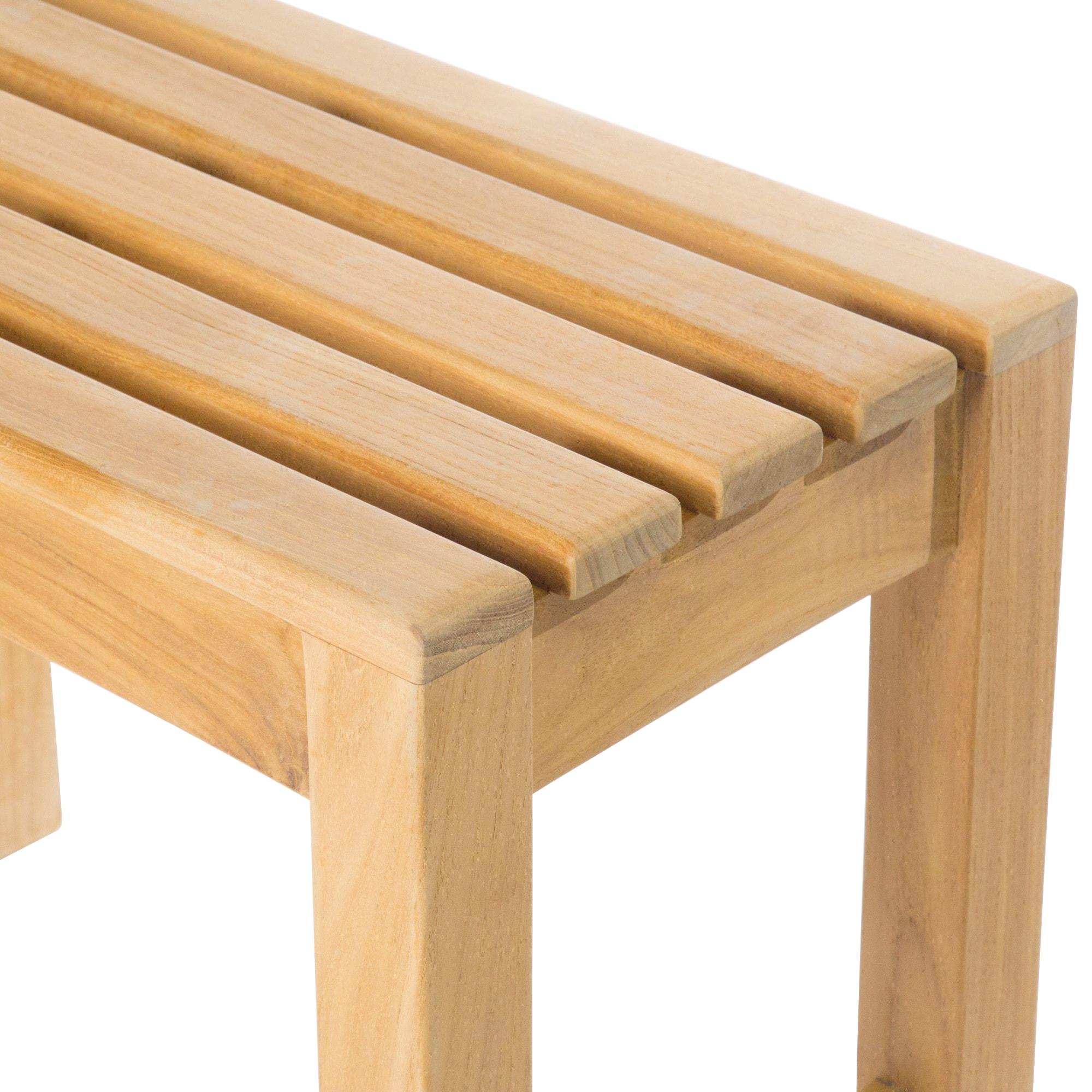 Teak Shower Bench