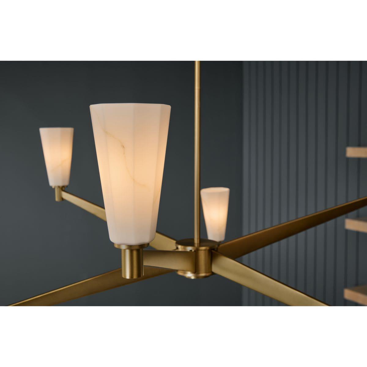 Progress Lighting Tosca 6 - Light Chandelier in  Matte Black